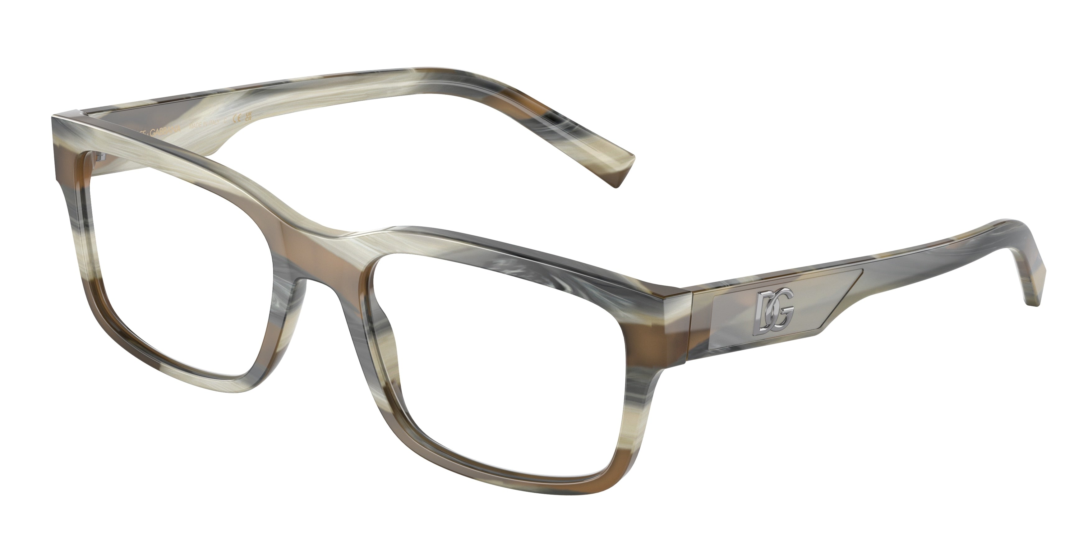 DOLCE & GABBANA DG3352 Rectangular Eyeglasses For Men