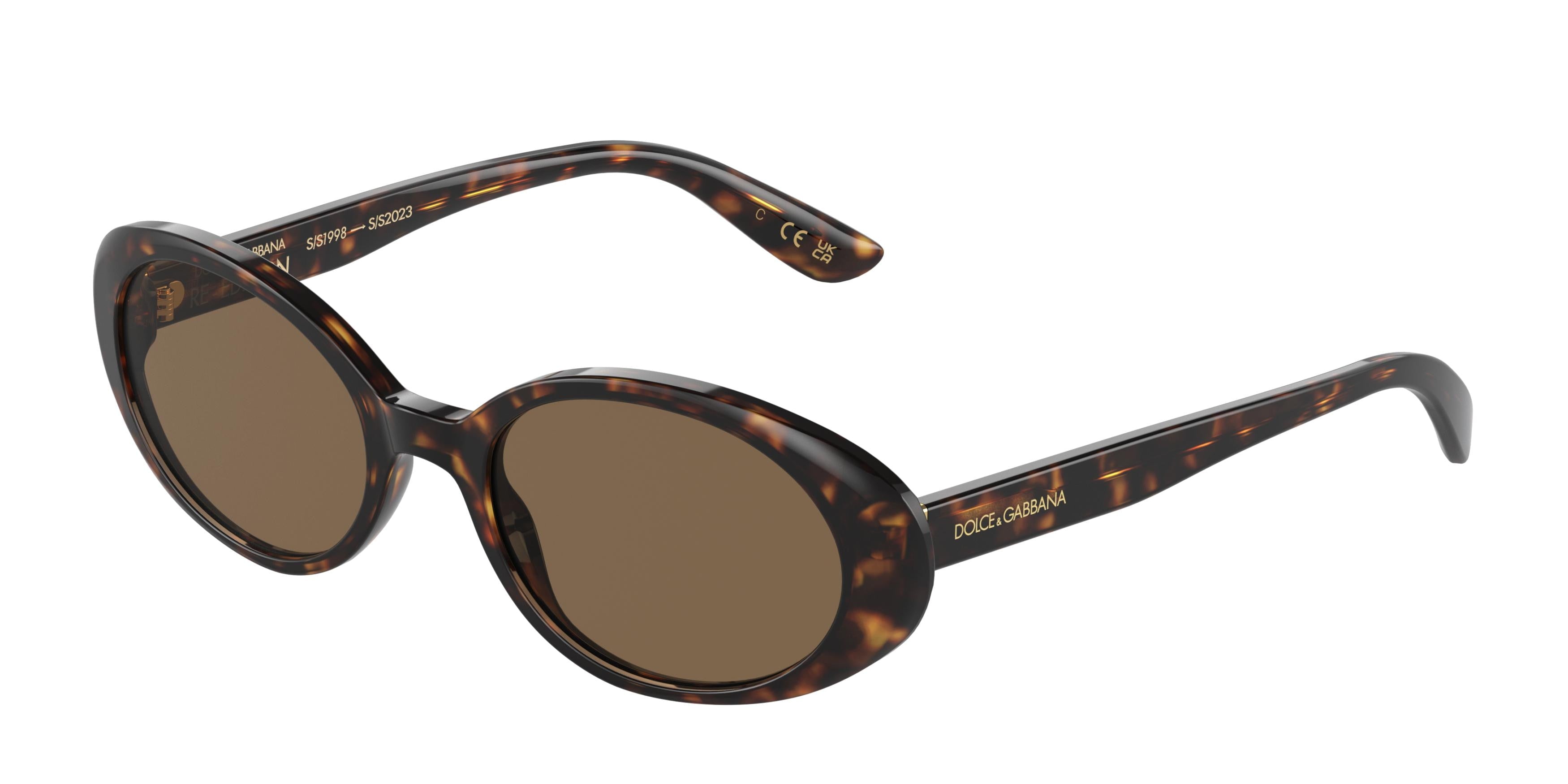 DOLCE GABBANA DG4443 Oval Sunglasses