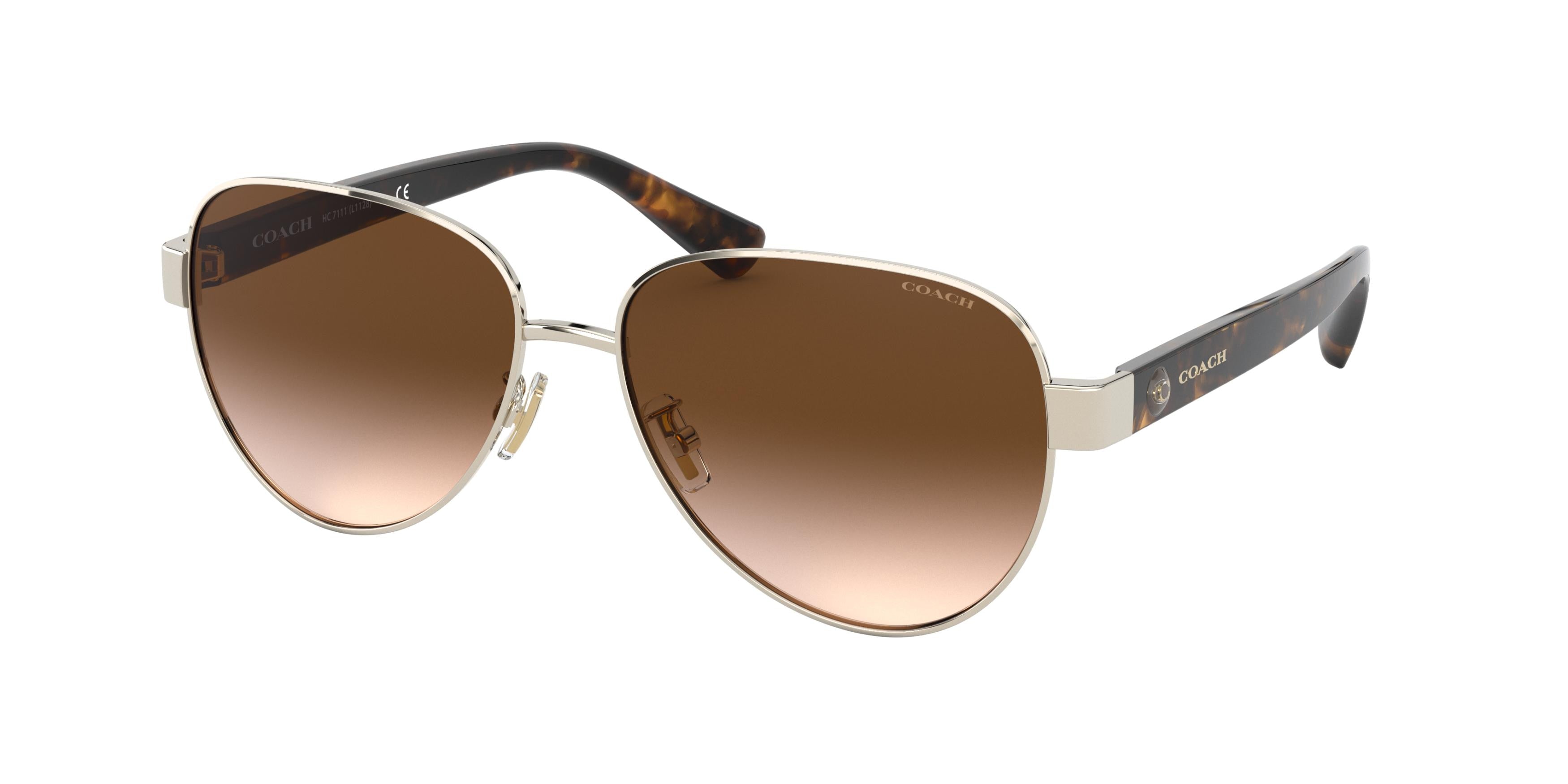 Coach polarized 2025 aviator sunglasses