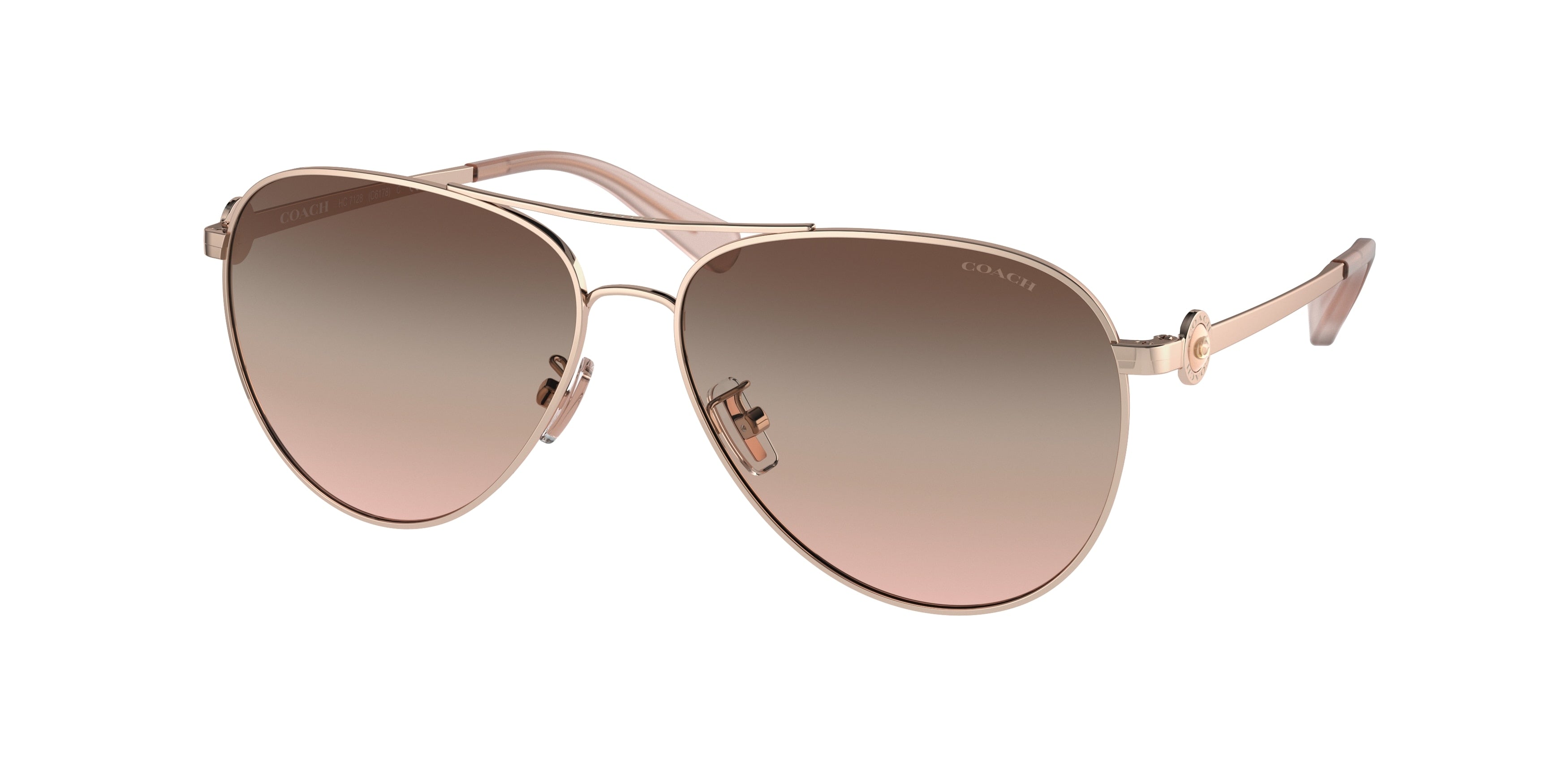 Coach hotsell pilot sunglasses