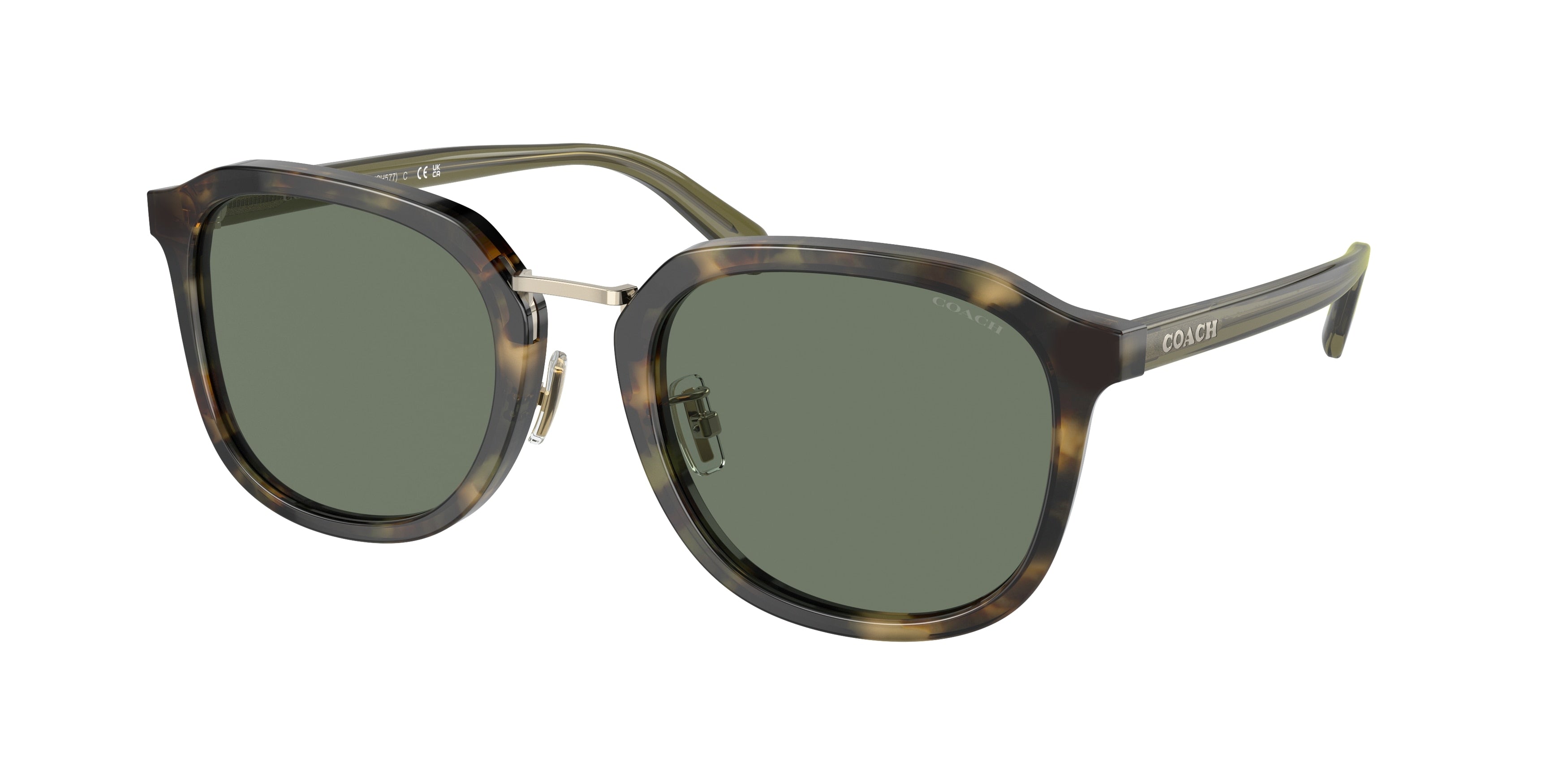 Coach CH577 HC8366 Irregular Sunglasses  53243H-Tokyo Tortoise 54-145-22 - Color Map Tortoise