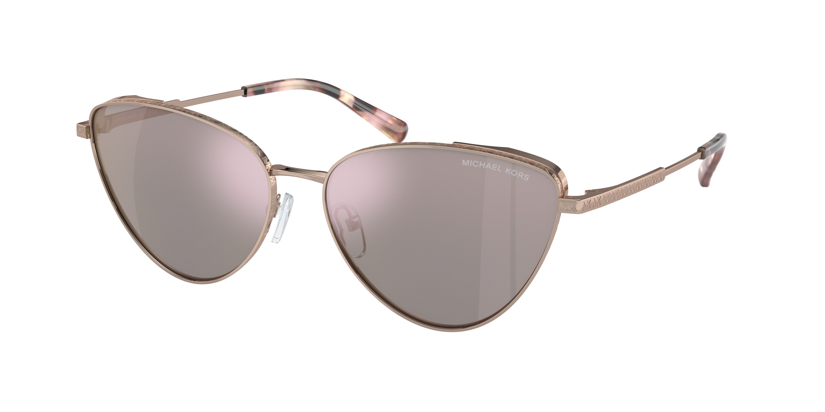 Michael Kors CORTEZ MK1140 Cat Eye Sunglasses  11084Z-Rose Gold 59-145-15 - Color Map Gold