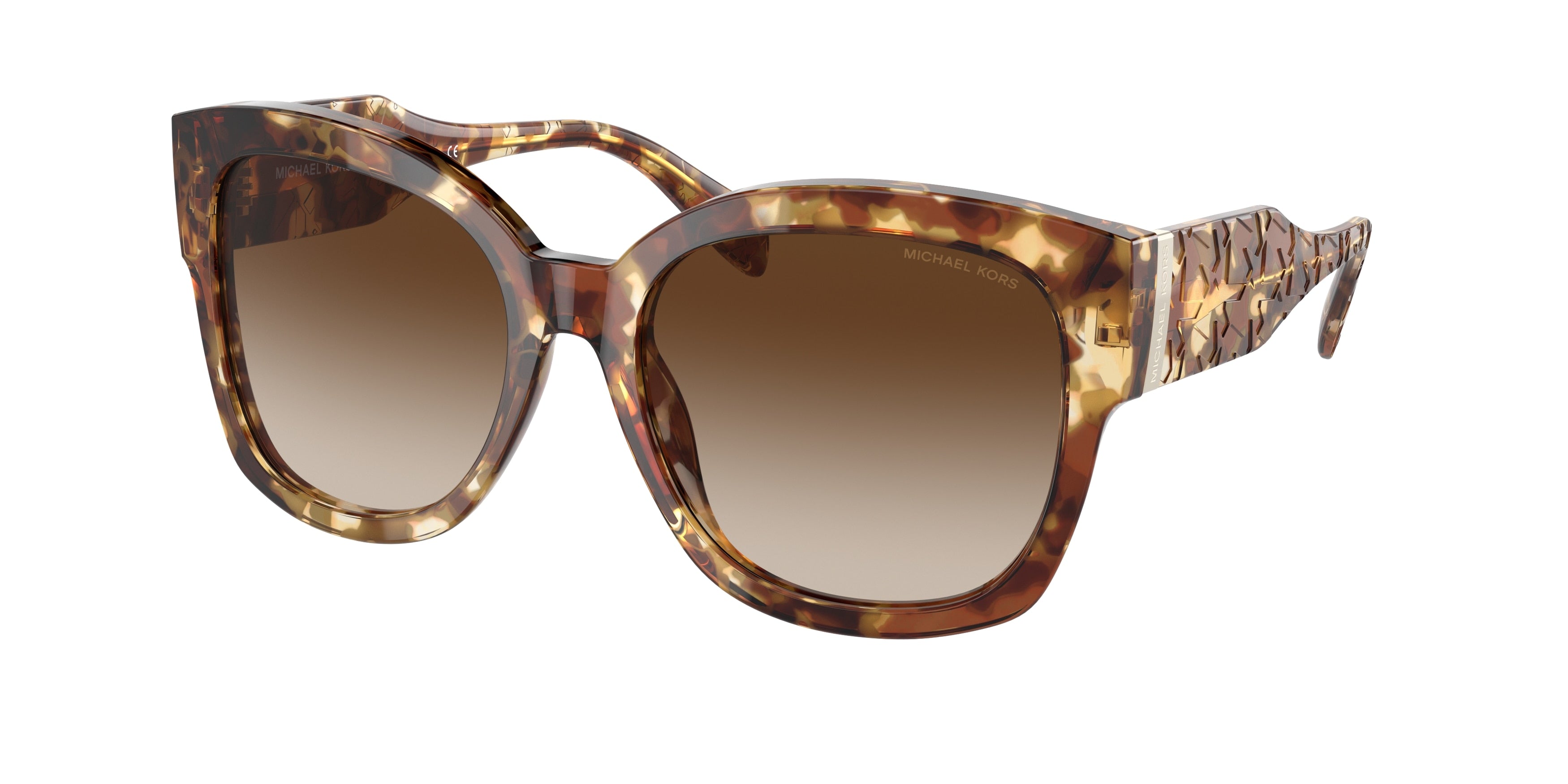 Michael Kors BAJA MK2164 Square Sunglasses  302813-Jet Set Tortoise 56-140-18 - Color Map Tortoise