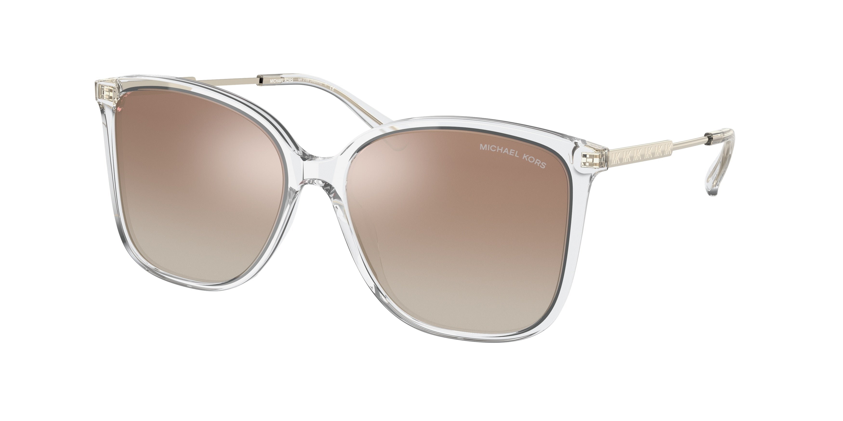 Michael Kors AVELLINO MK2169 Square Sunglasses  30156K-Clear 56-140-16 - Color Map Transparent