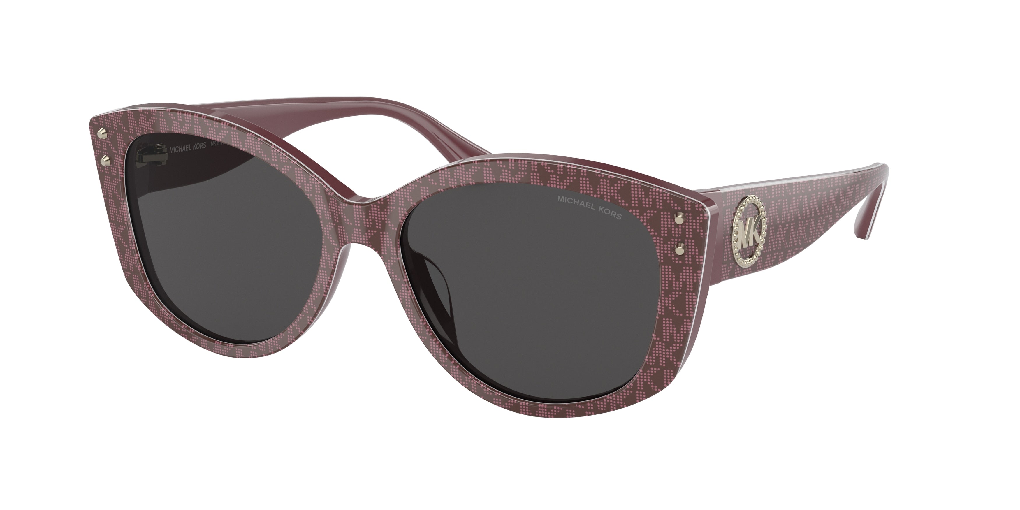 Michael Kors CHARLESTON MK2175U Irregular Sunglasses  392387-Merlot 54-140-16 - Color Map Violet