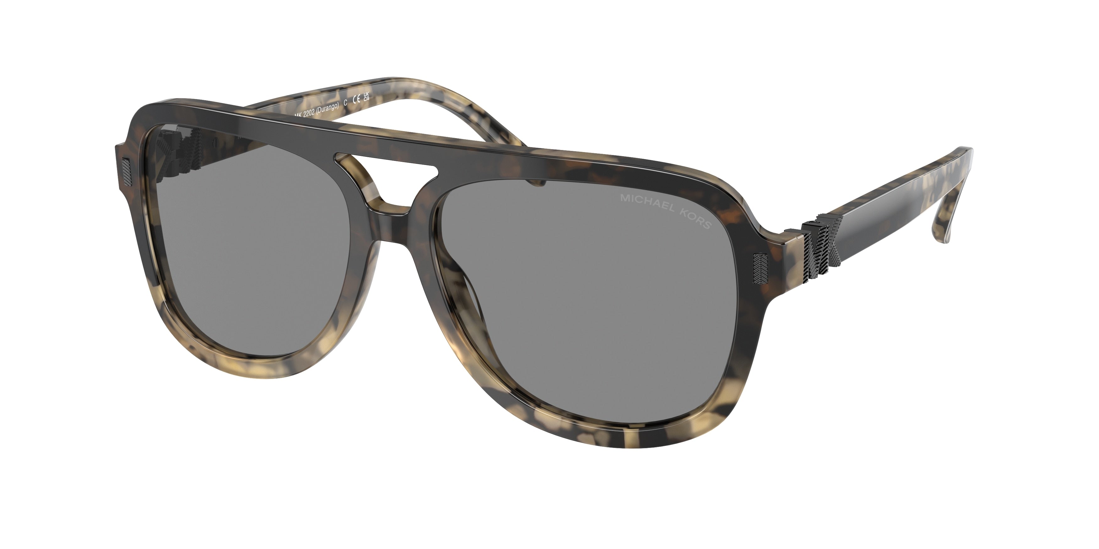 Michael kors tortoise aviator hot sale sunglasses