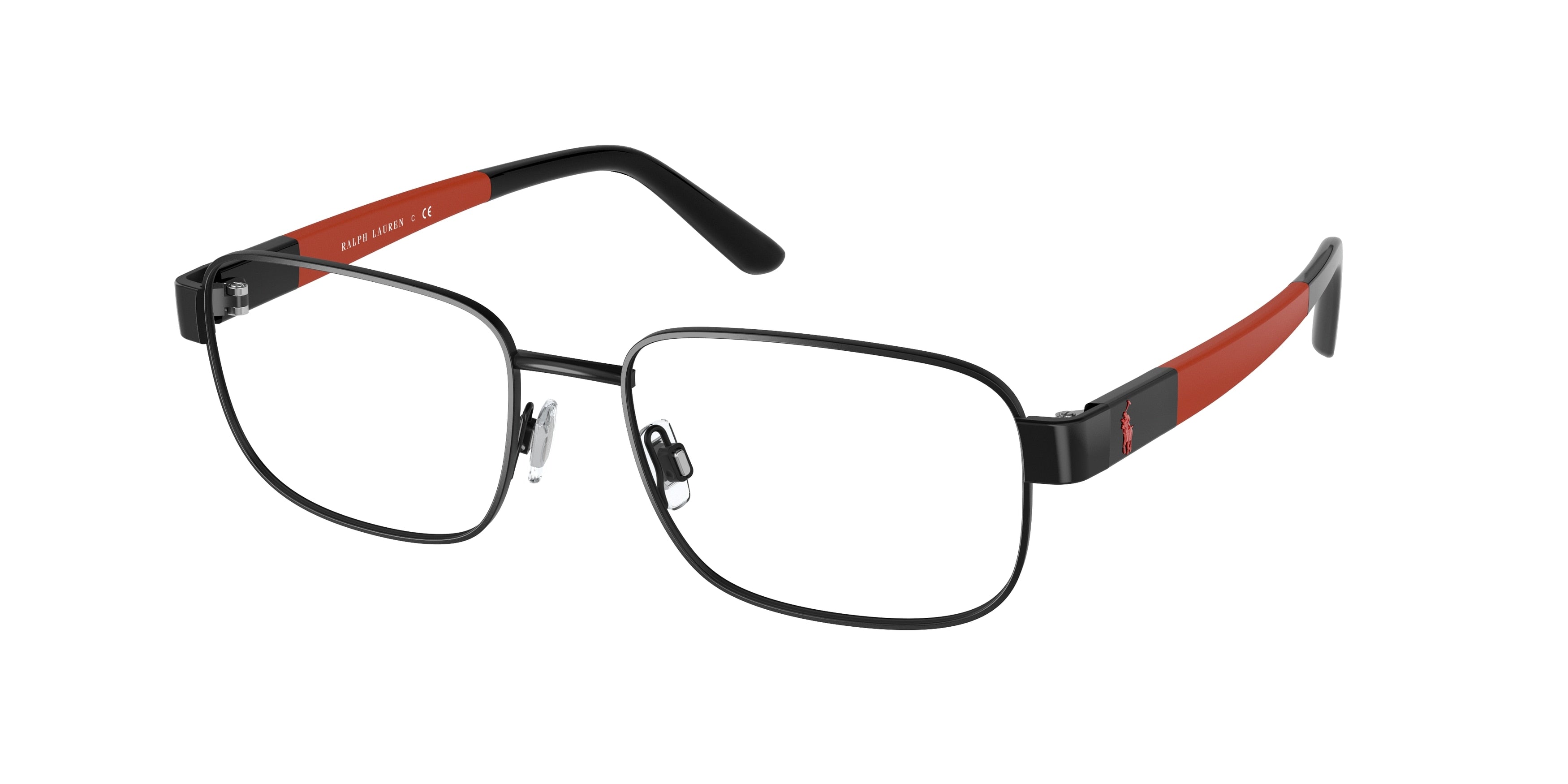 Polo PH1209 Pillow Eyeglasses  9325-Semishiny Black 55-145-17 - Color Map Black