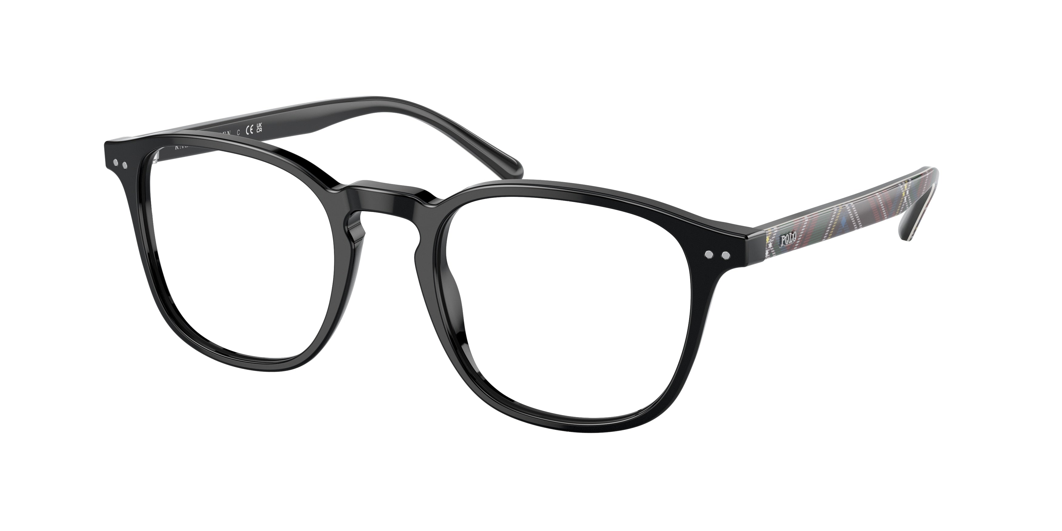 Polo PH2254 Pillow Eyeglasses  5490-Shiny Black 51-145-21 - Color Map Black