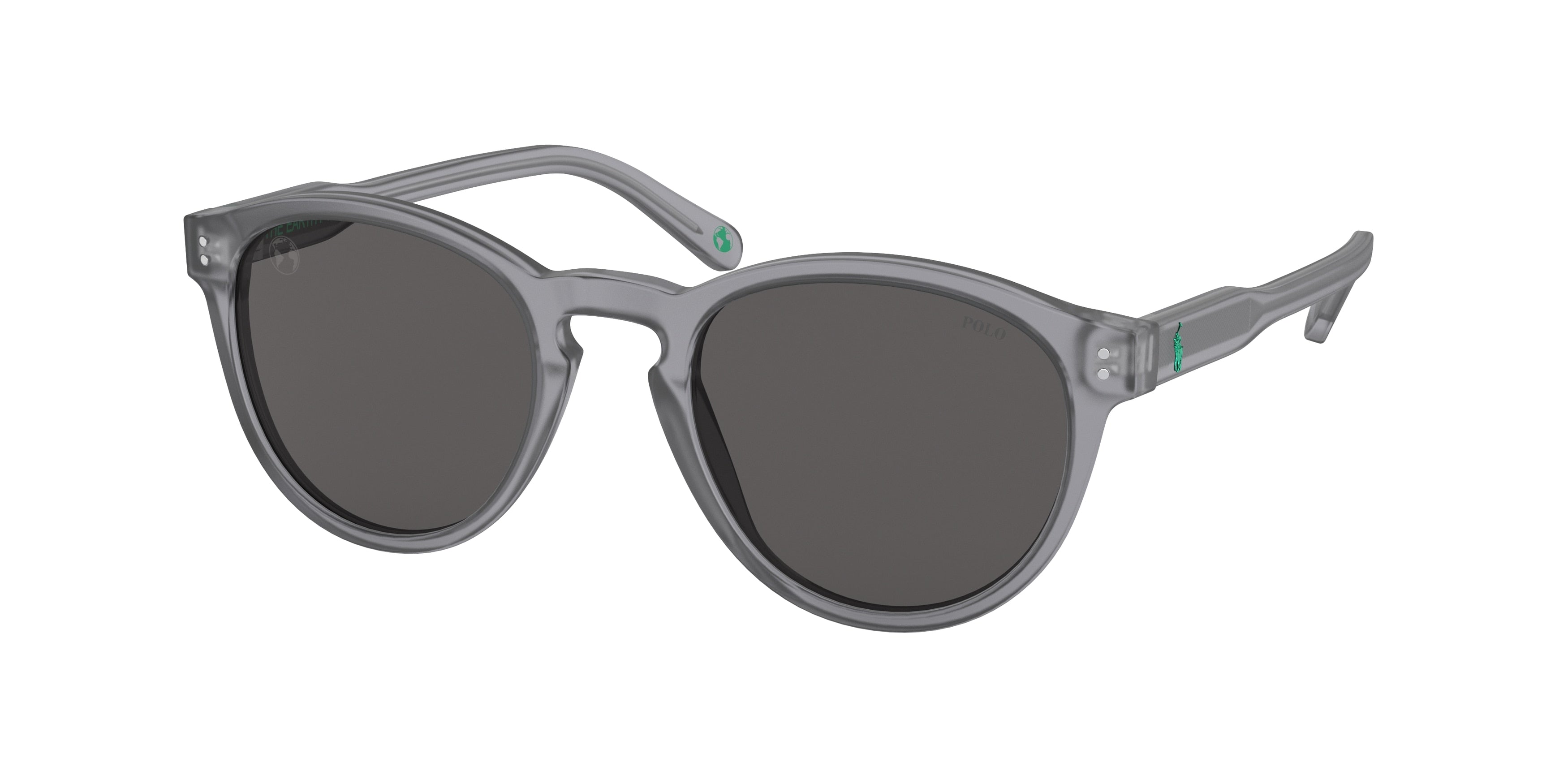 Polo PH4172 Phantos Sunglasses  595387-Matte Transparent Dark Grey 50-145-21 - Color Map Grey