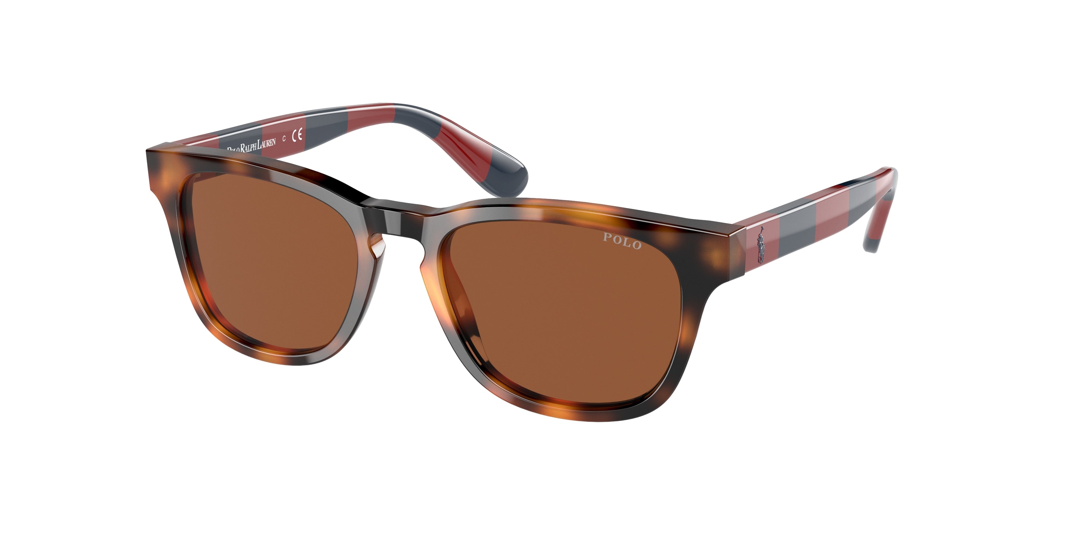 Polo Prep PP9503 Pillow Sunglasses  530373-Shiny Jc Tortoise 48-130-17 - Color Map Tortoise