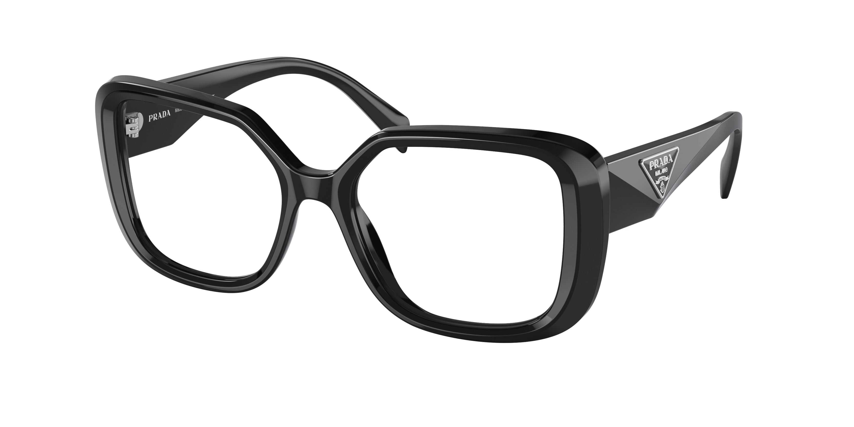 Prada square eyeglasses best sale