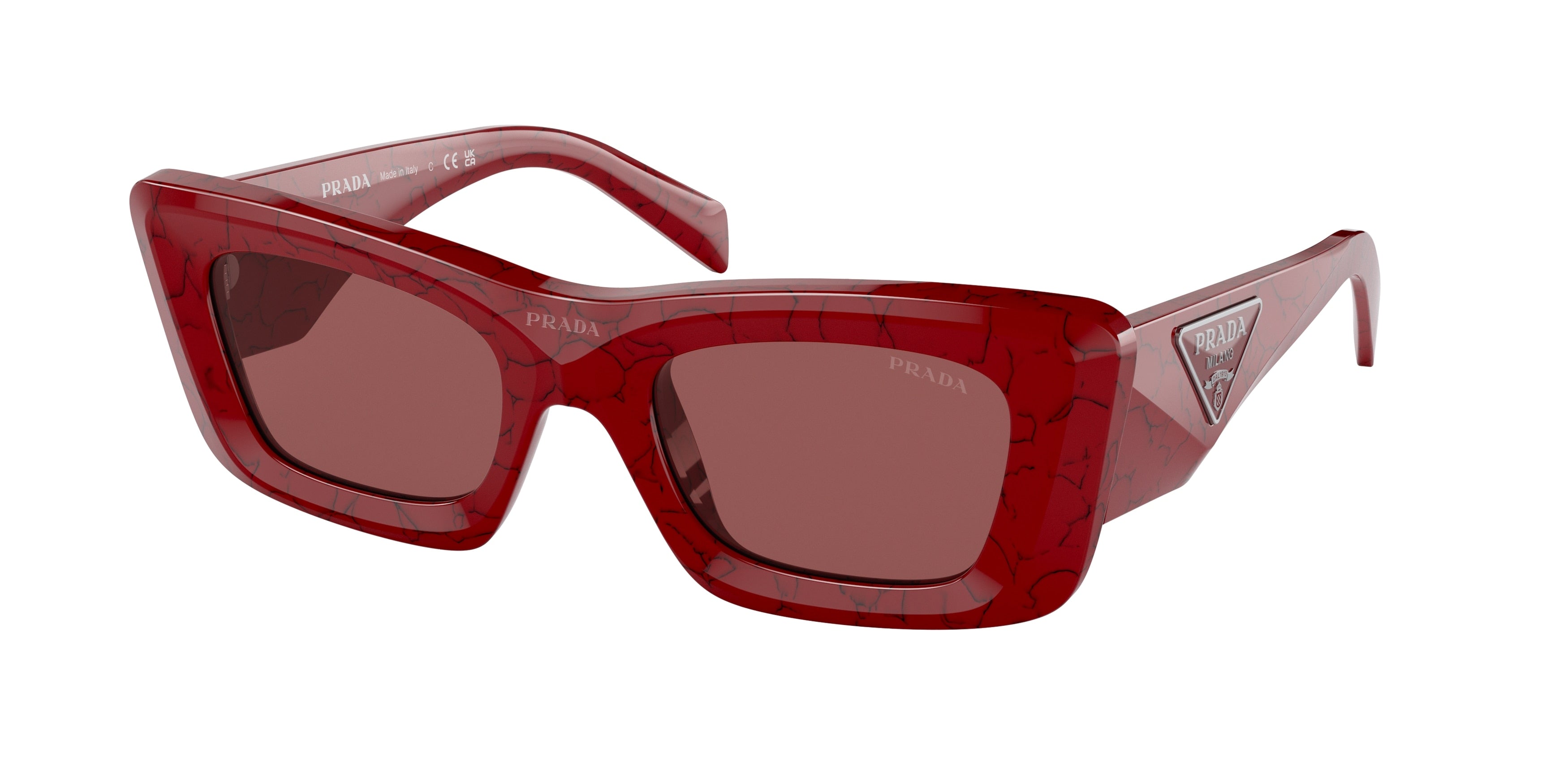 Prada store red sunglasses