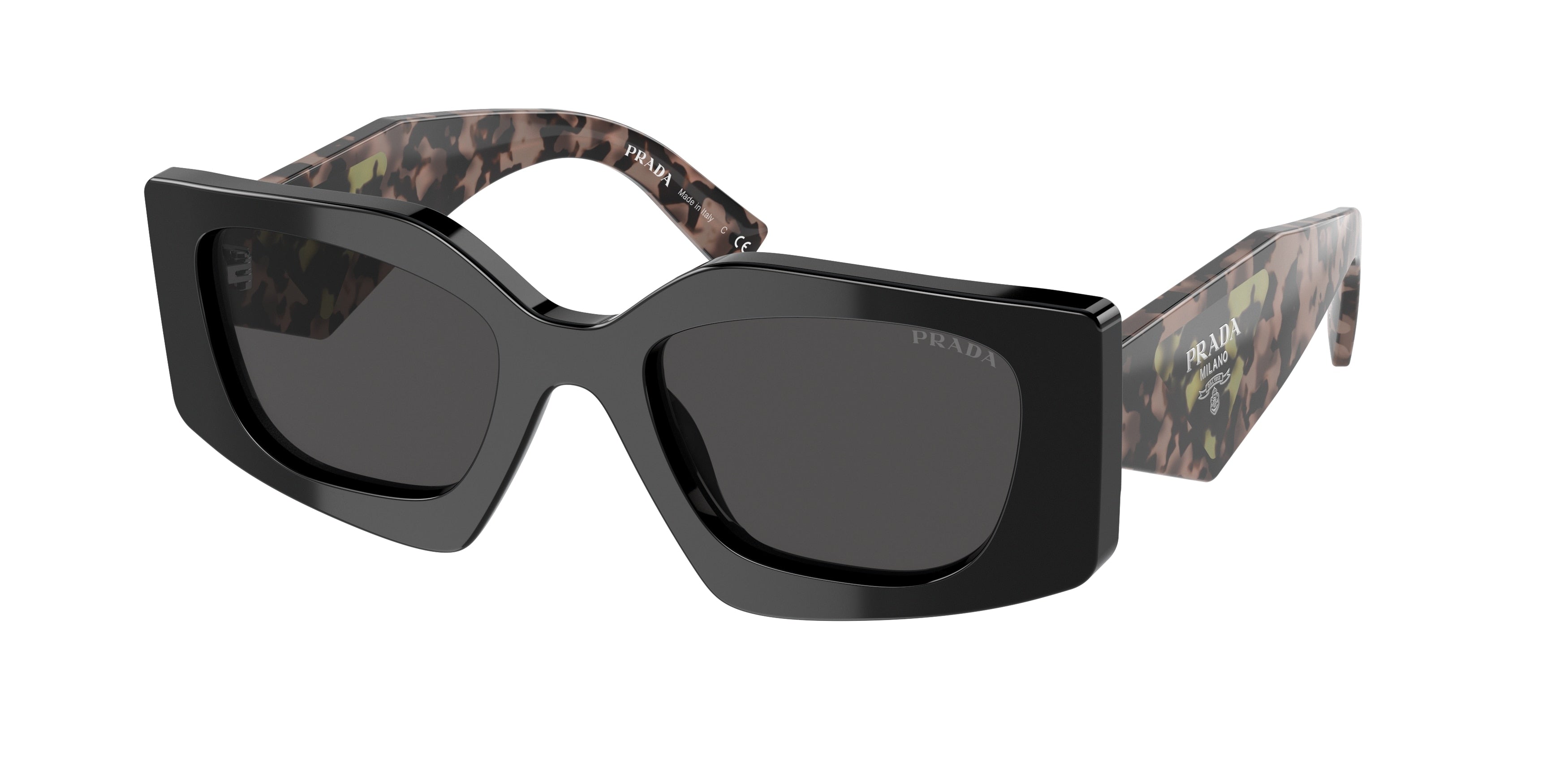 Prada hotsell irregular sunglasses