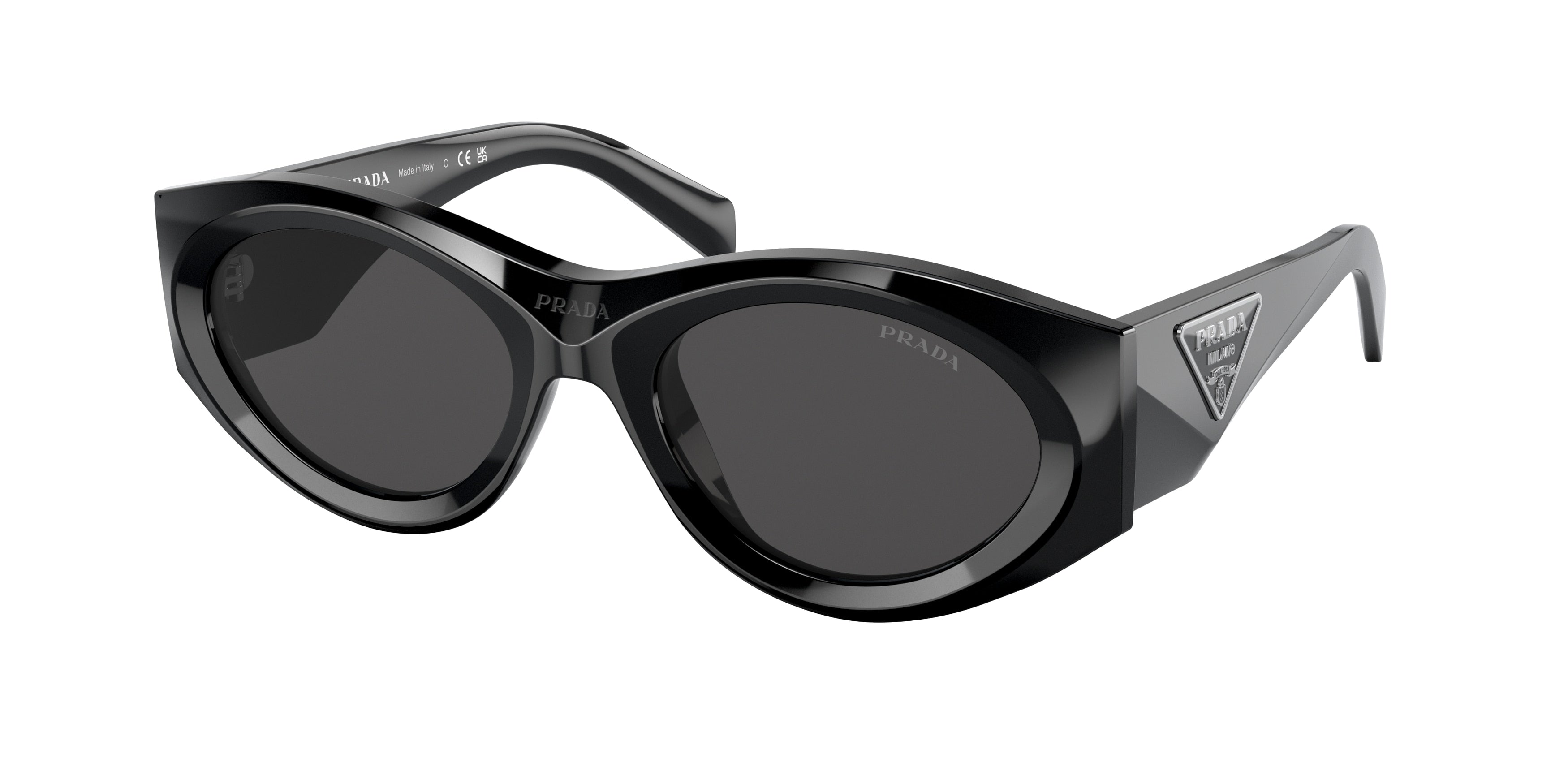 Prada oval online sunglasses