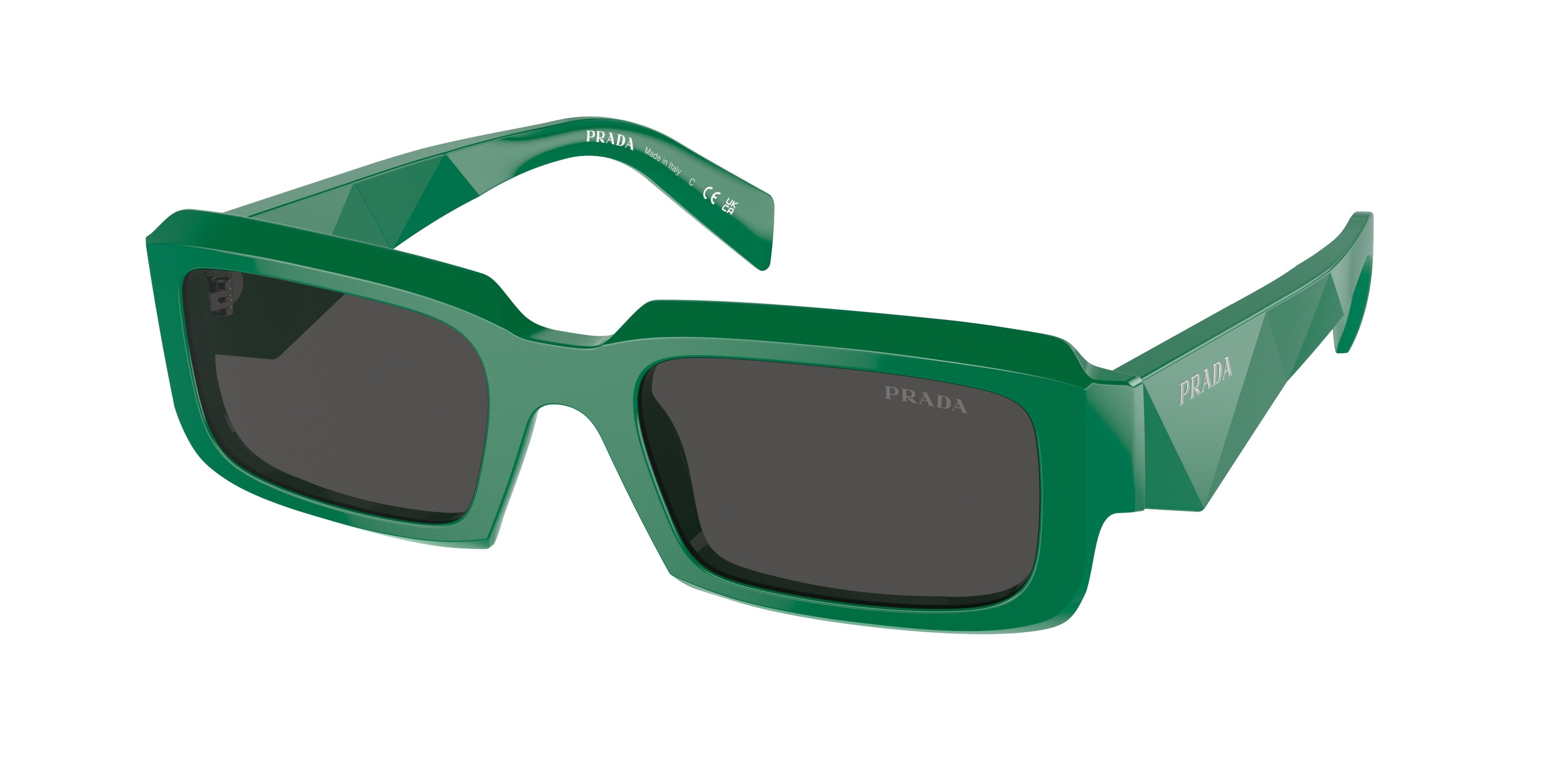 Prada Oval Sunglasses Green (PR20ZSF-19D01T-54)