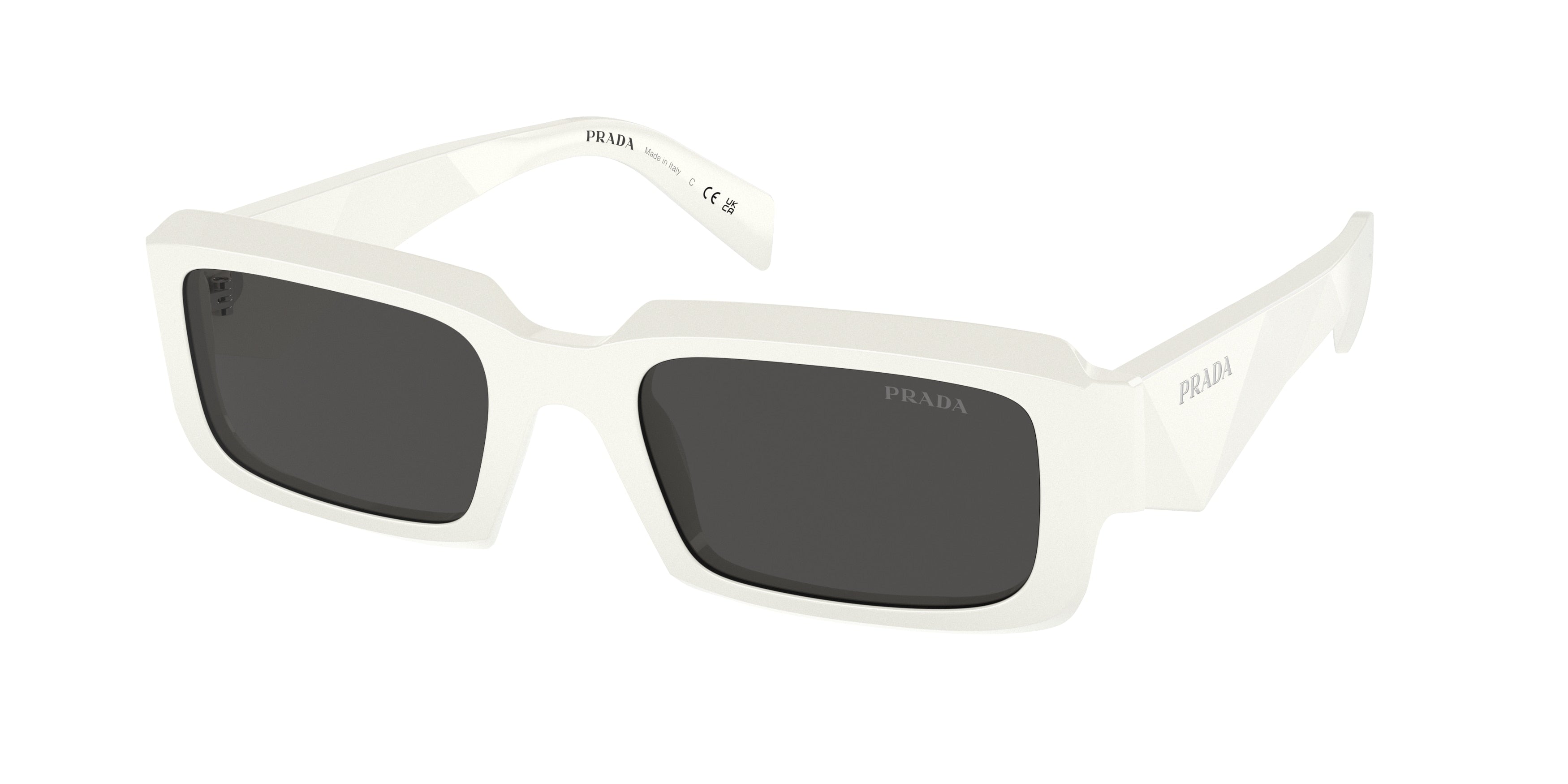 Mens white prada sunglasses hotsell