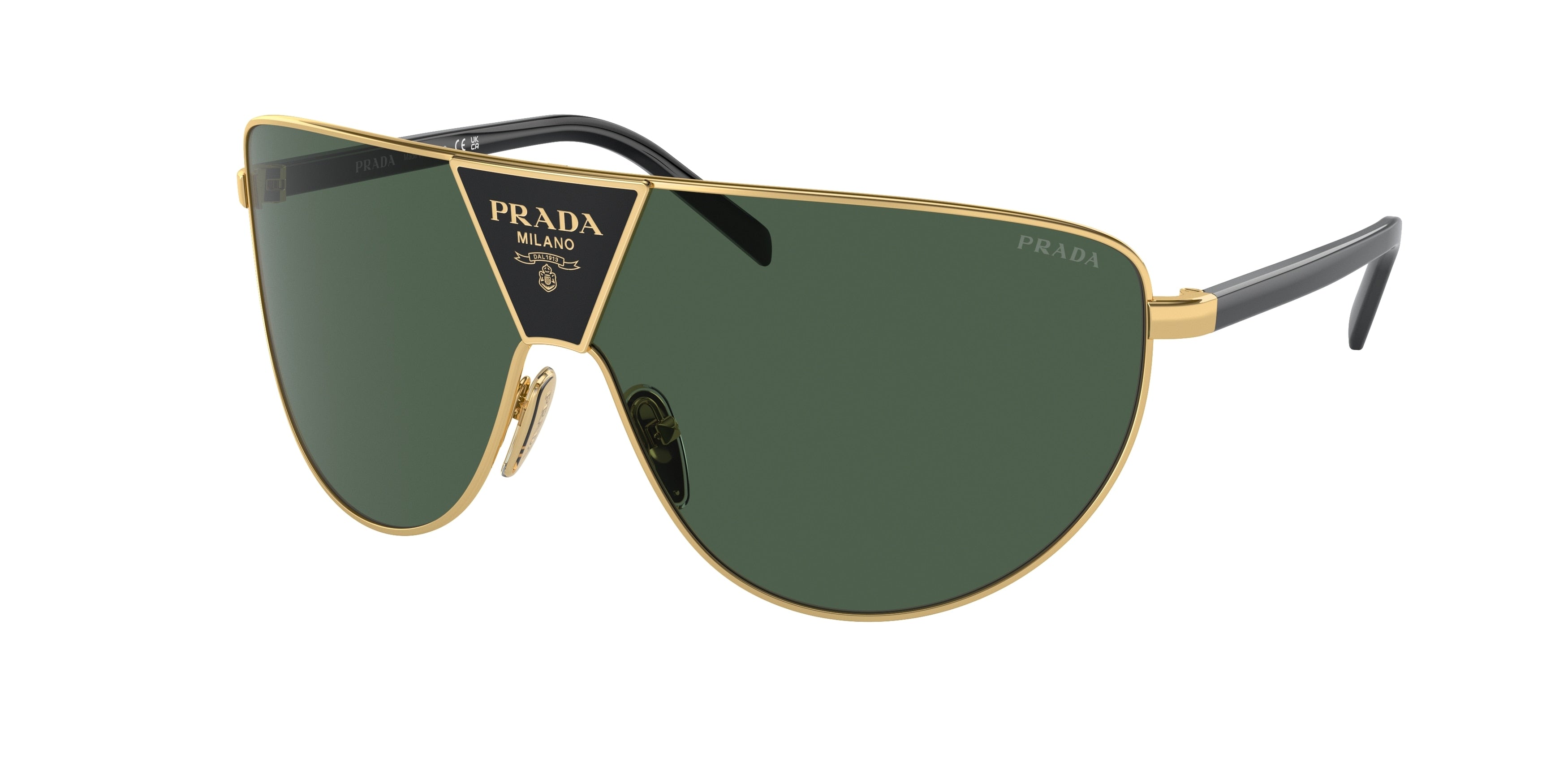 PRADA Sunglasses PR A55S in 15n01t - gold/ khaki