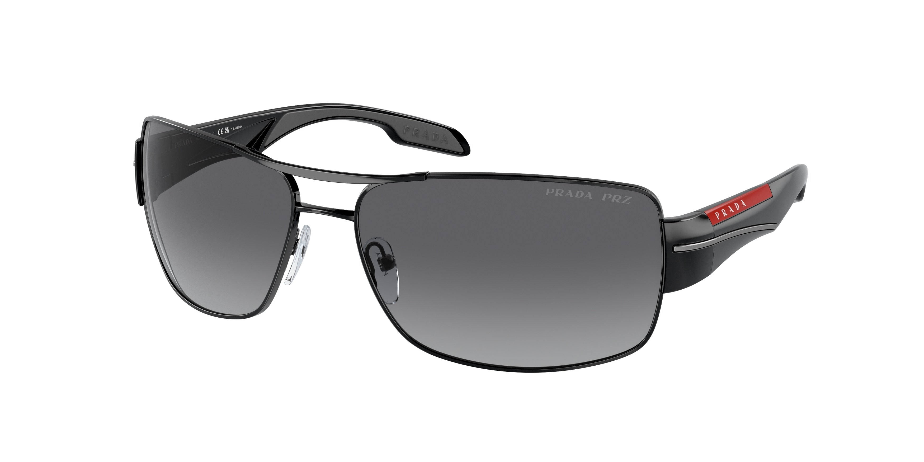 Prada Linea Rossa PS 53NS Rectangular Sunglasses For Men