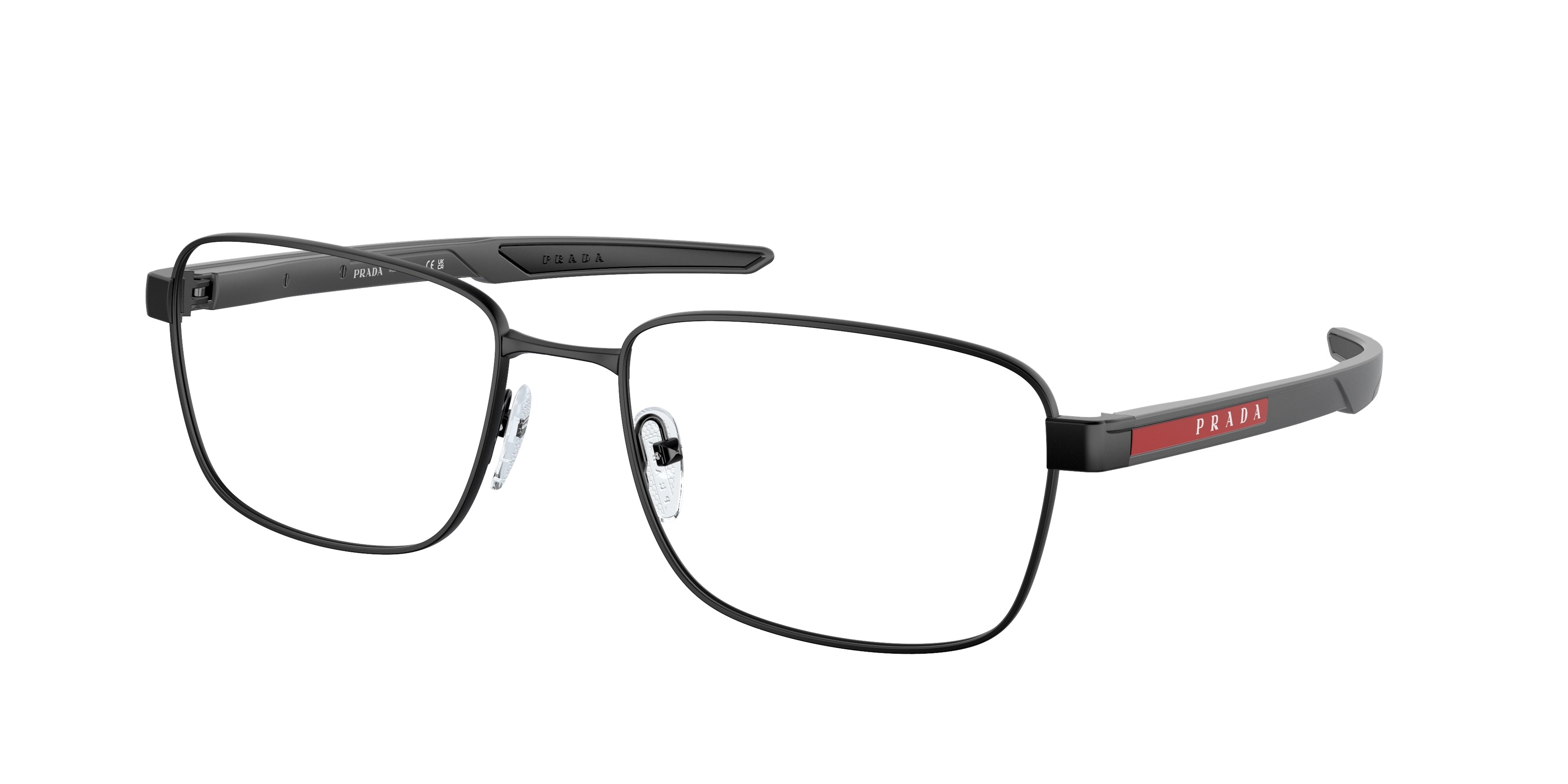 Prada matte cheap black eyeglasses