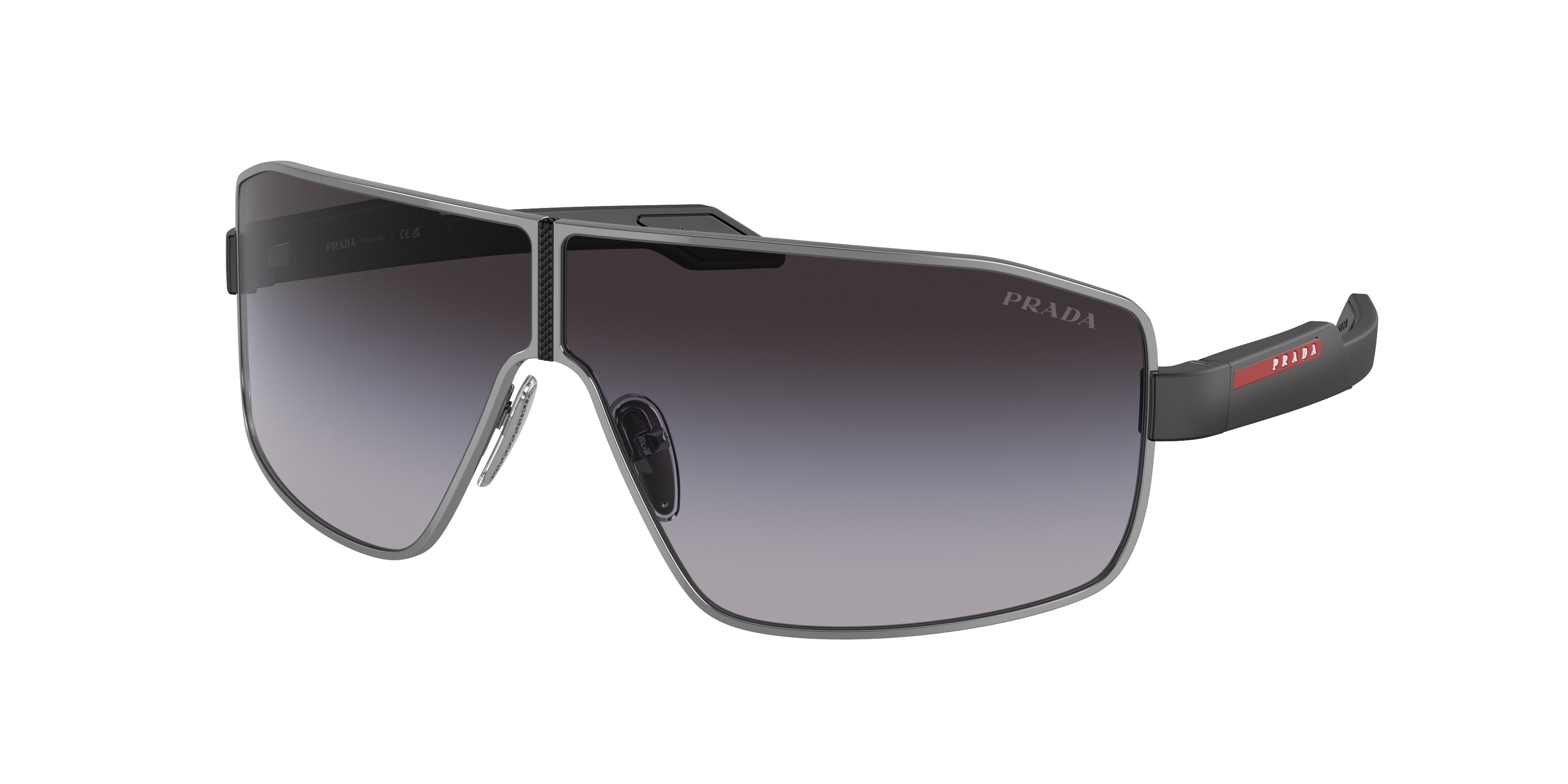 Prada Linea Rossa PS 54YS Irregular Sunglasses For Men