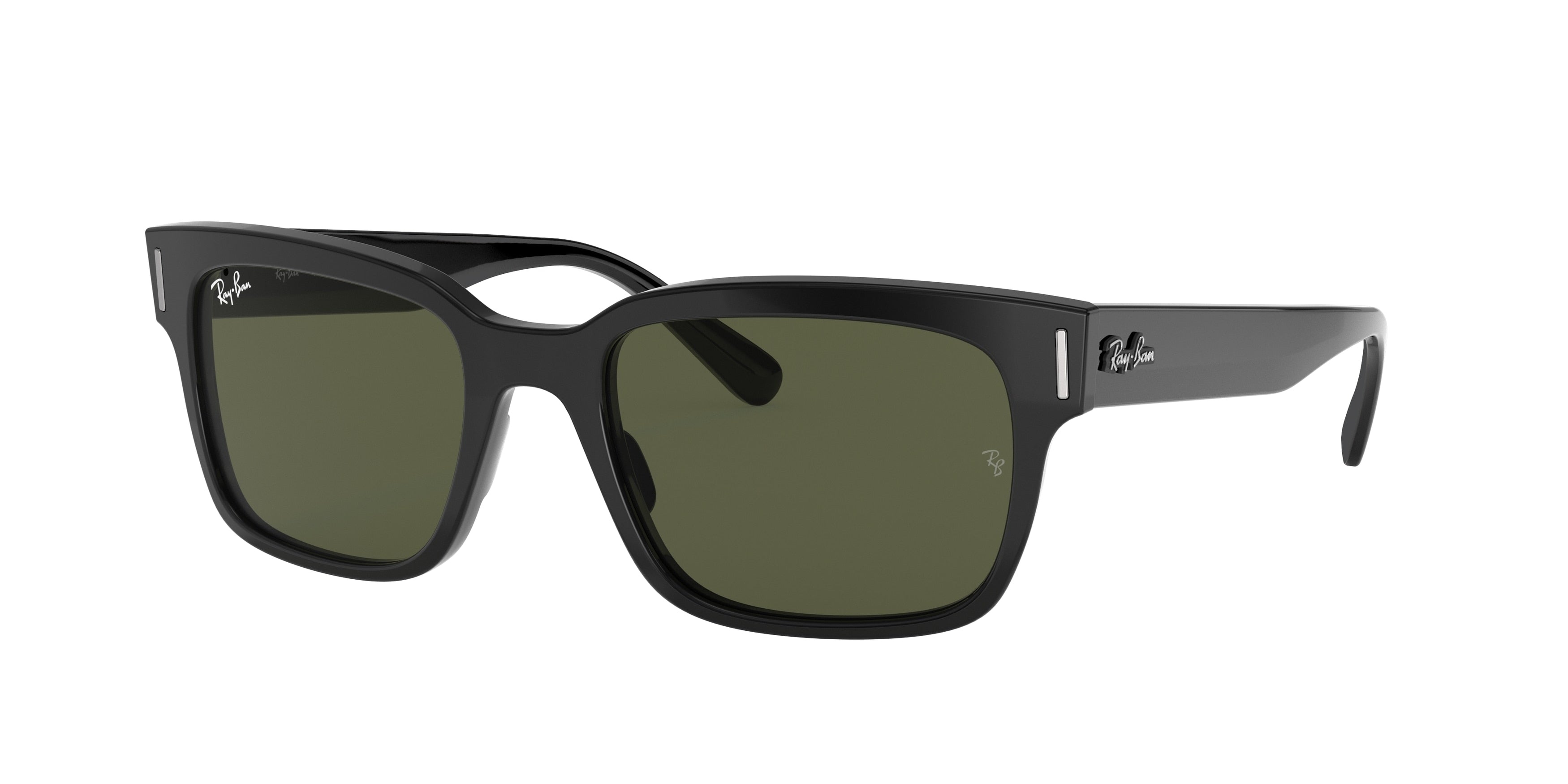 Ray-Ban JEFFREY RB2190 Square Sunglasses  901/31-Black 54-145-20 - Color Map Black