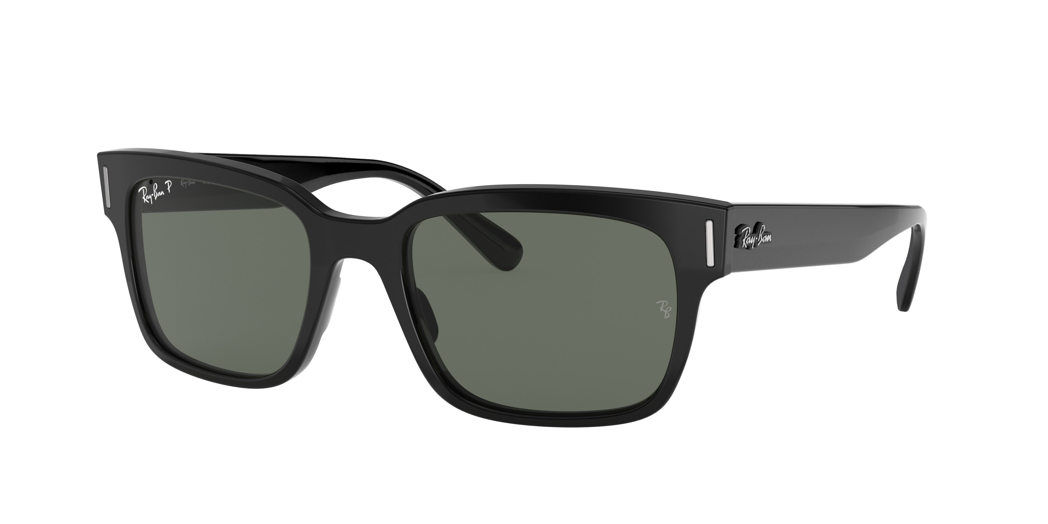 Ray-Ban JEFFREY RB2190 Square Sunglasses  901/58-Black 54-145-20 - Color Map Black