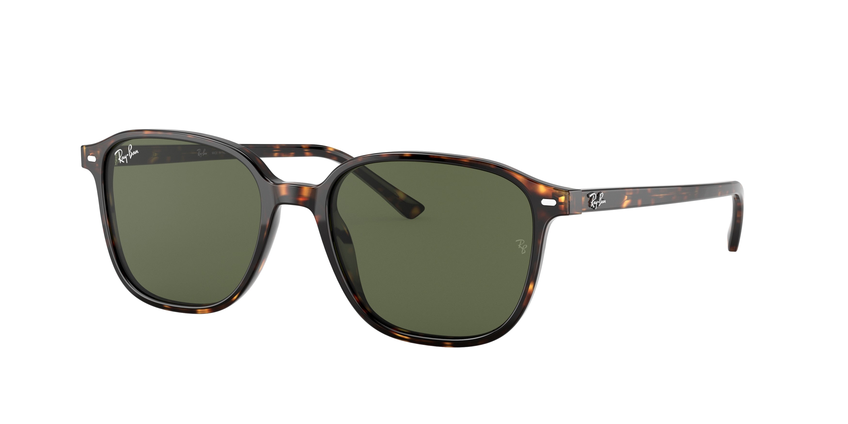 Ray-Ban LEONARD RB2193 Square Sunglasses  902/31-Tortoise 55-145-18 - Color Map Tortoise