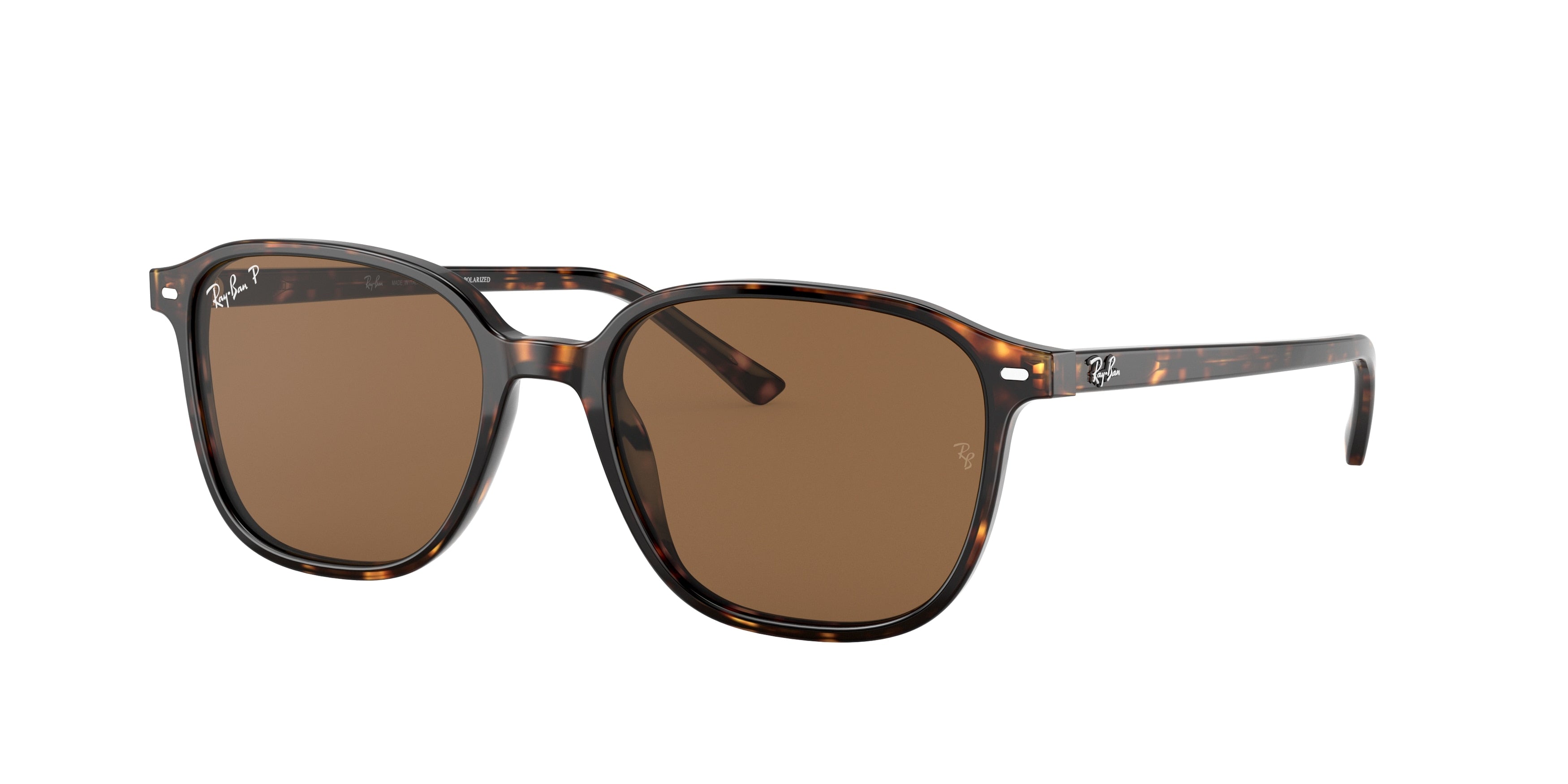 Ray-Ban LEONARD RB2193 Square Sunglasses  902/57-Tortoise 55-145-18 - Color Map Tortoise