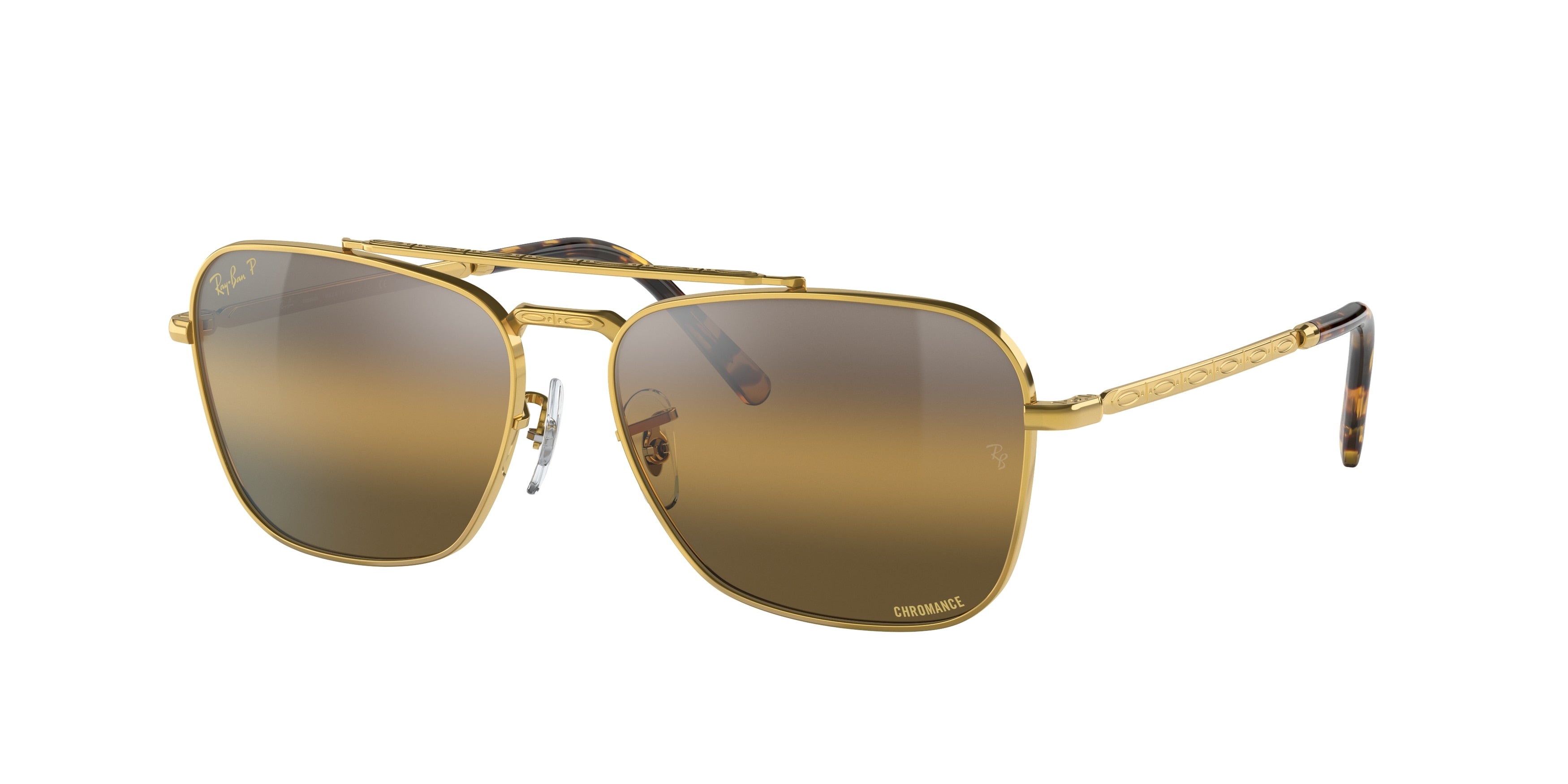 Ray-Ban NEW CARAVAN RB3636 Square Sunglasses  9196G5-Gold 57-140-15 - Color Map Gold