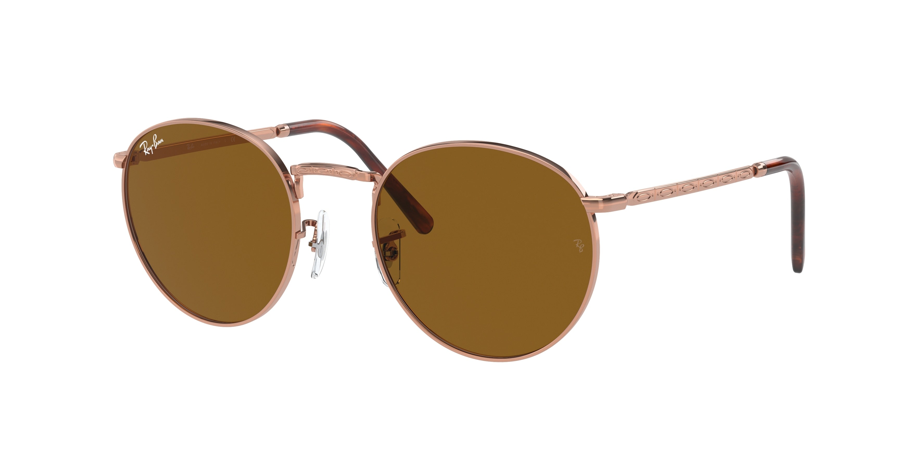 Ray-Ban NEW ROUND RB3637 Phantos Sunglasses  920233-Rose Gold 52-140-21 - Color Map Gold