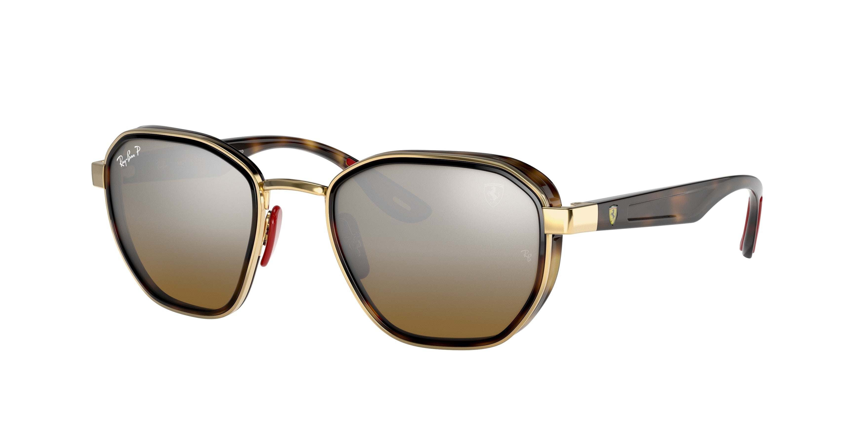 Ray-Ban RB3674M Irregular Sunglasses  F029A2-Gold 50-145-21 - Color Map Gold