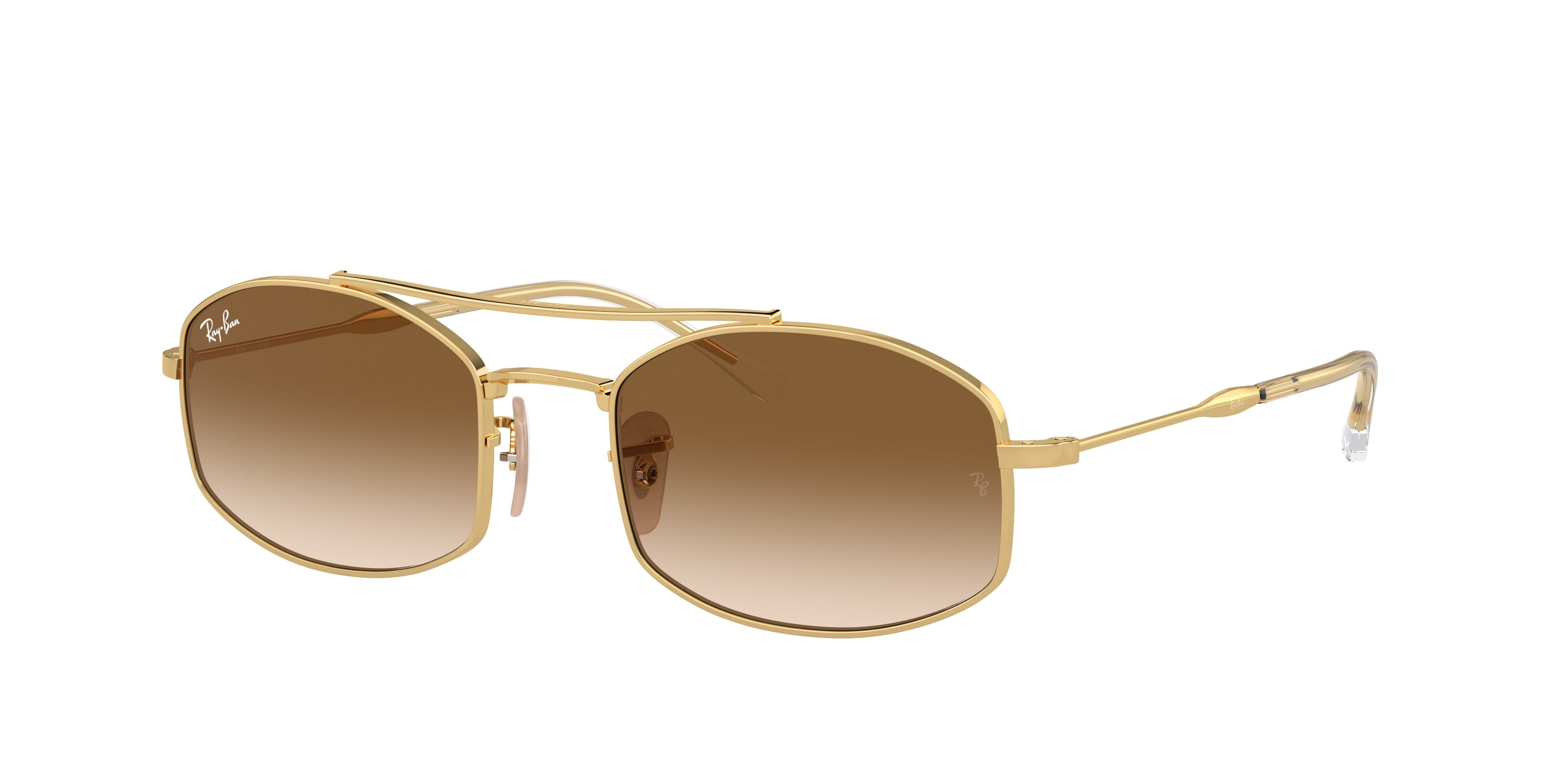 Ray Ban Gold RB3719 Sunglasses