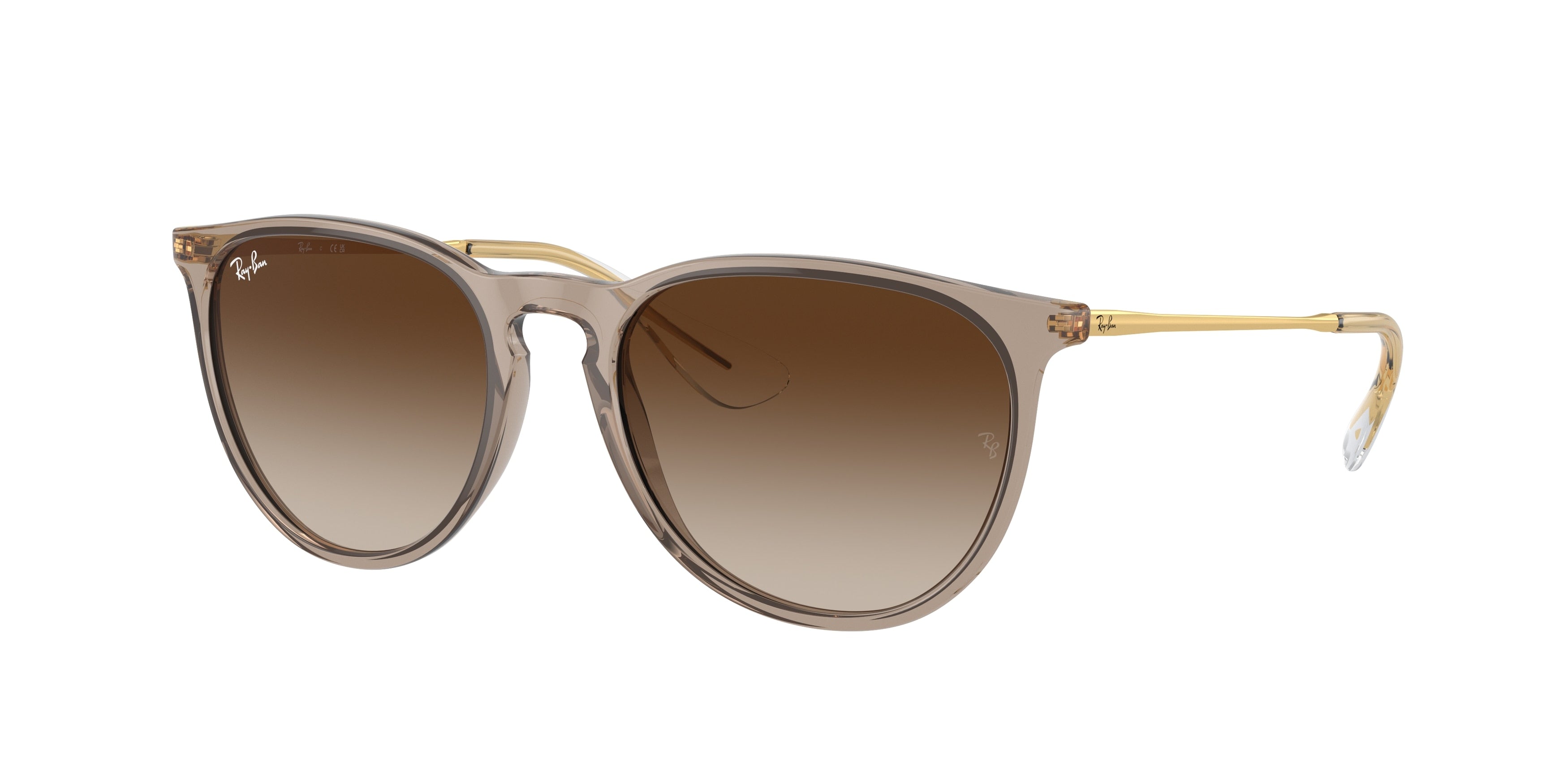 Ray-Ban ERIKA RB4171F Phantos Sunglasses  674413-Transparent Light Brown 53-145-18 - Color Map Beige