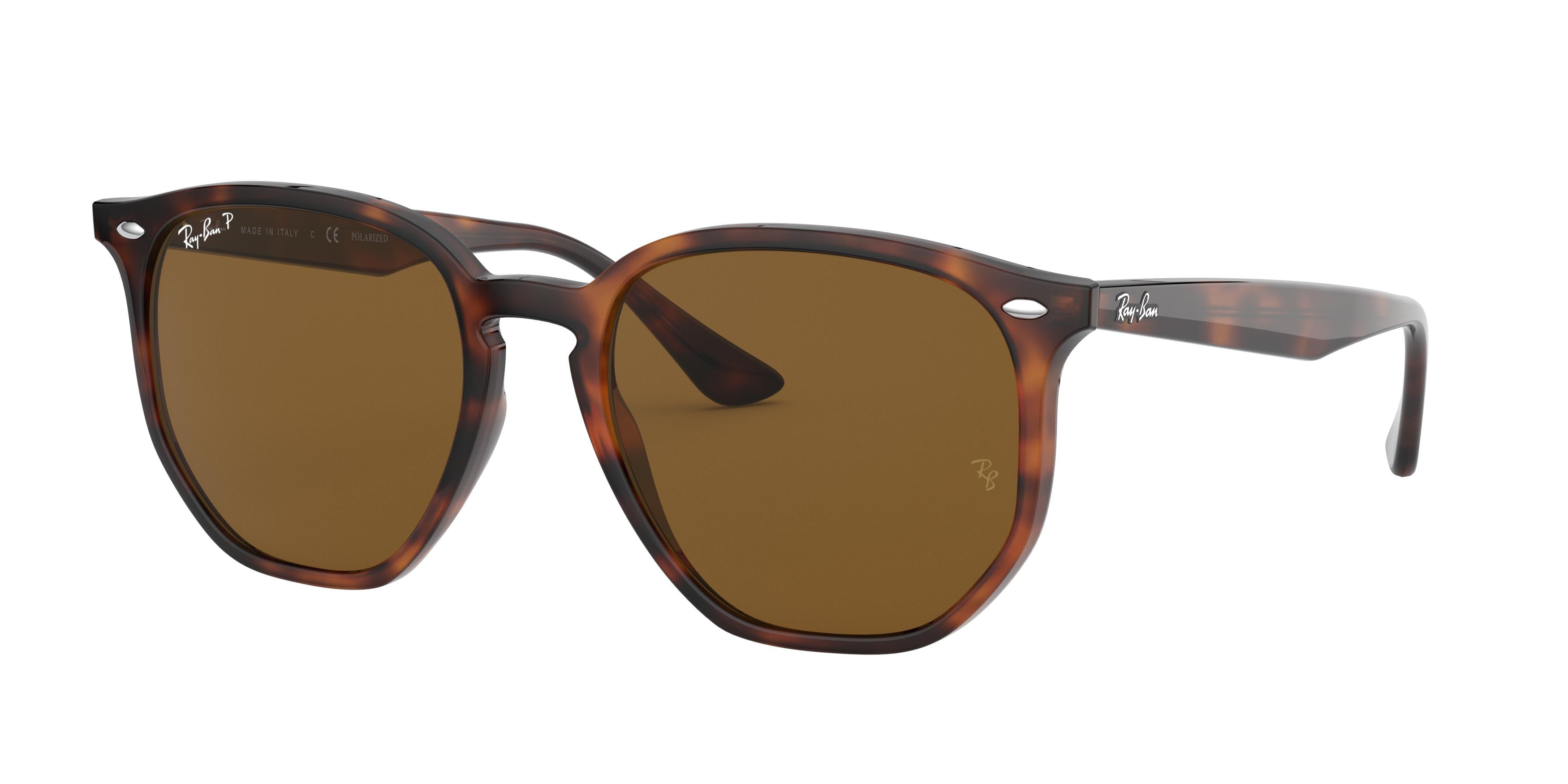 Ray-Ban RB4306F Irregular Sunglasses  710/83-Light Havana 54-150-19 - Color Map Tortoise