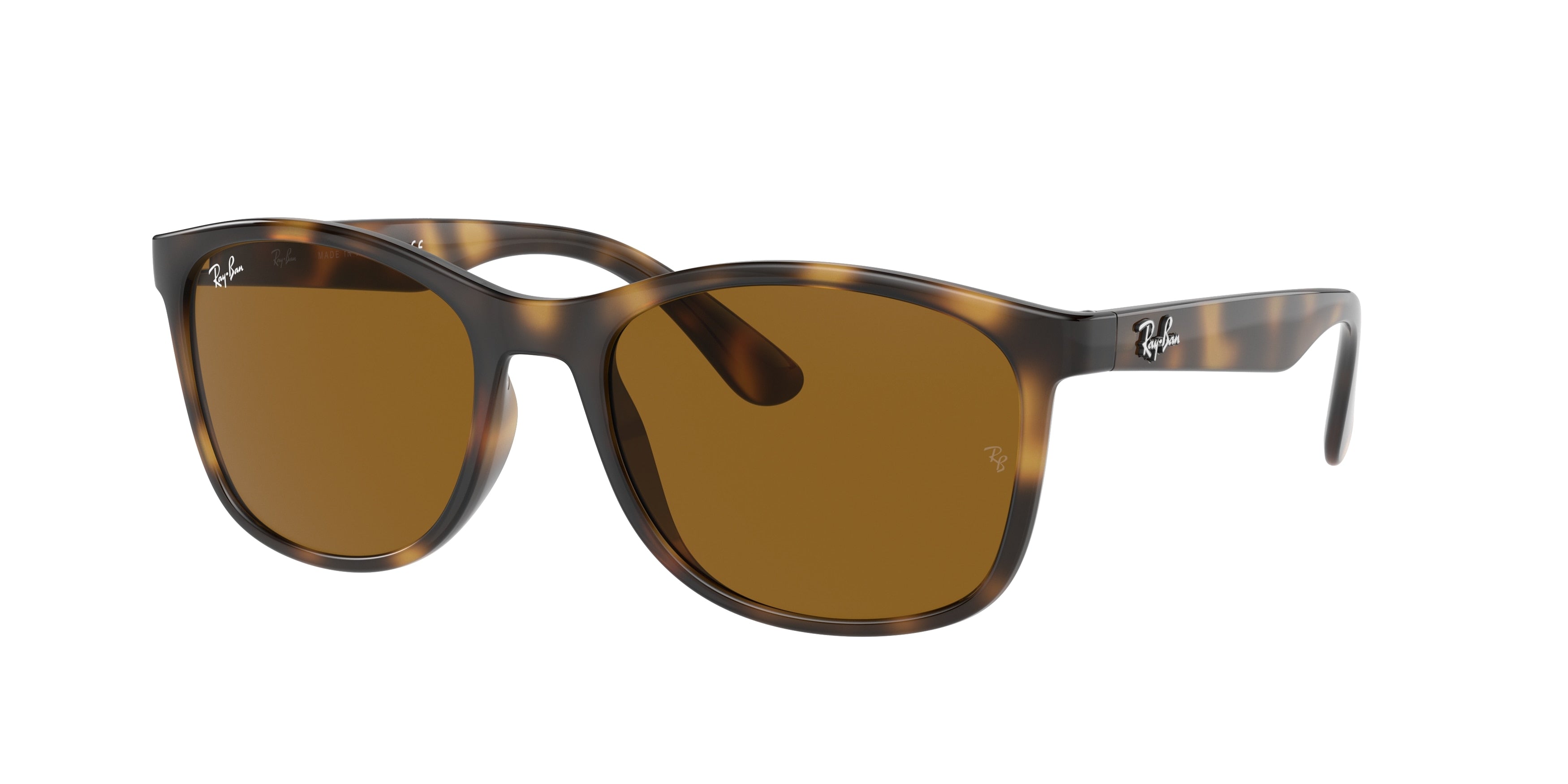 Ray-Ban RB4374 Square Sunglasses  710/33-Havana 56-145-19 - Color Map Tortoise