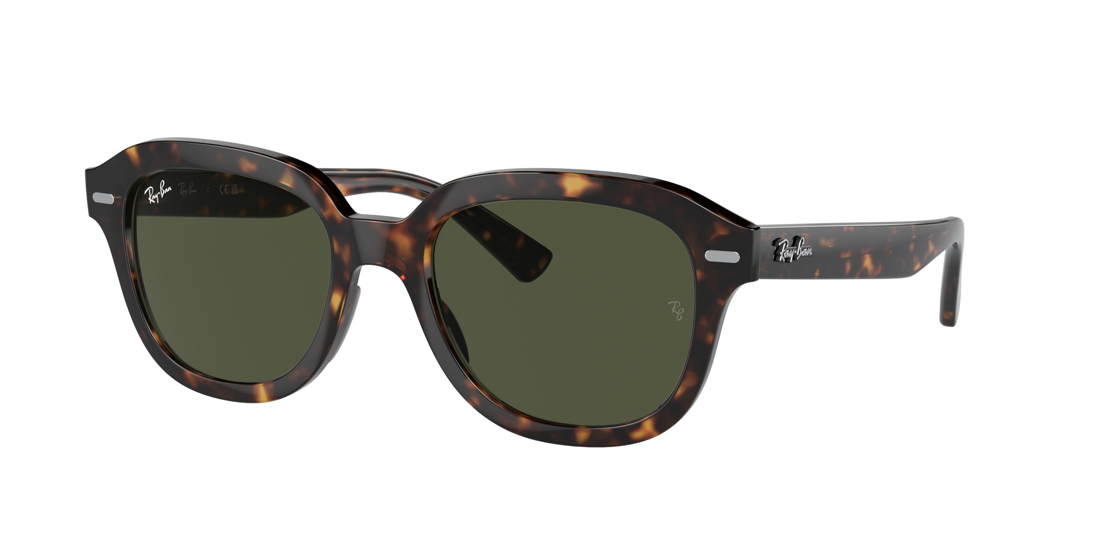 Ray-Ban ERIK RB4398F Square Sunglasses  902/31-Havana 53-145-20 - Color Map Tortoise