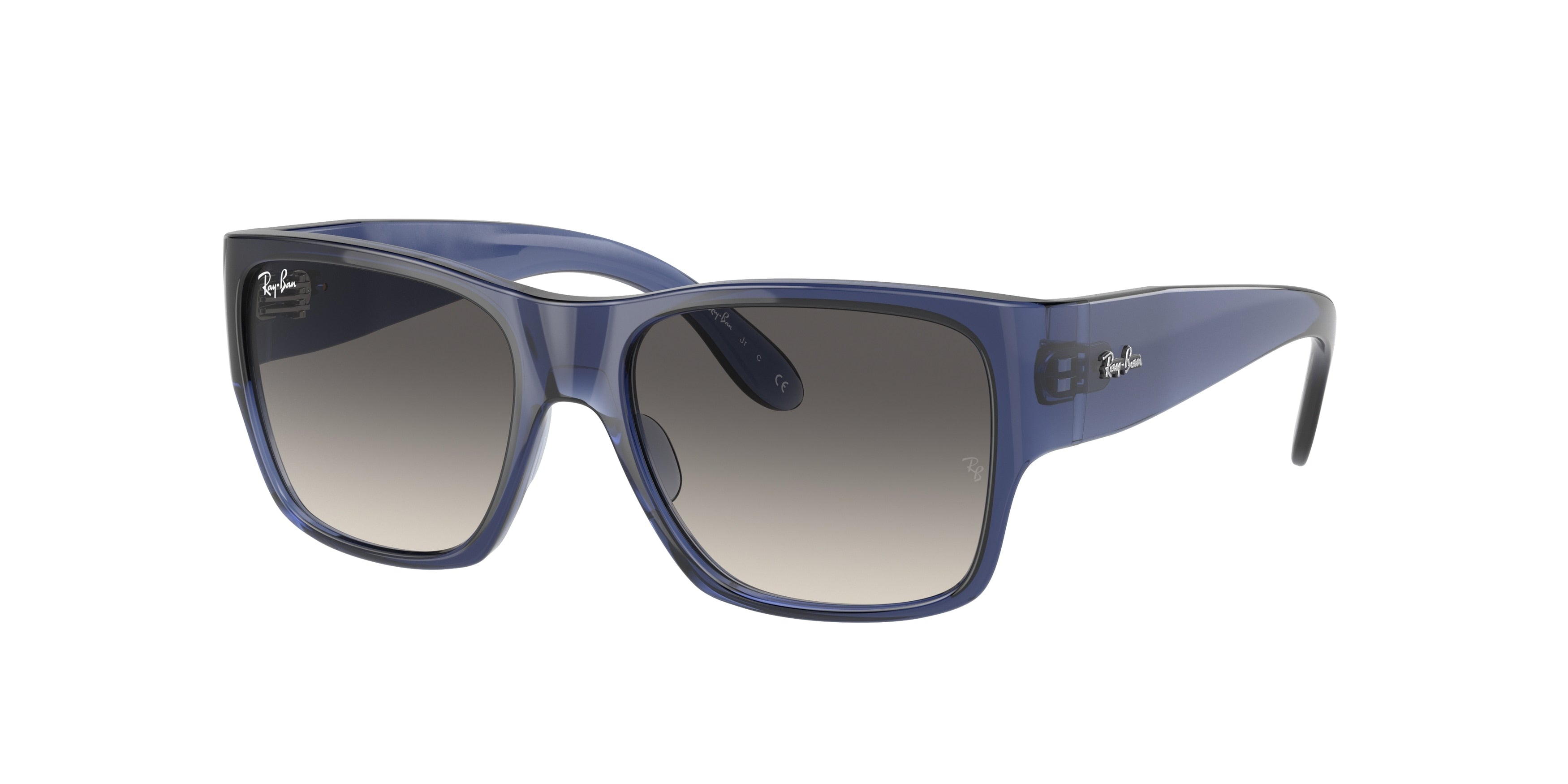 Ray-Ban Junior JUNIOR WAYFARER NOMAD RJ9287S Square Sunglasses  711411-Transparent Blue 48-130-16 - Color Map Blue