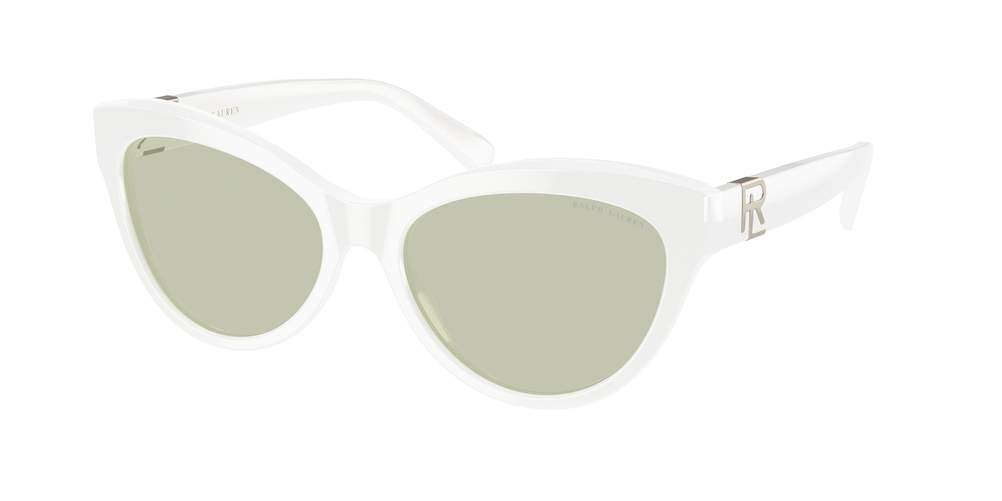 Ralph Lauren THE BETTY RL8213 Cat Eye Sunglasses  5229/2-White 56-145-17 - Color Map White