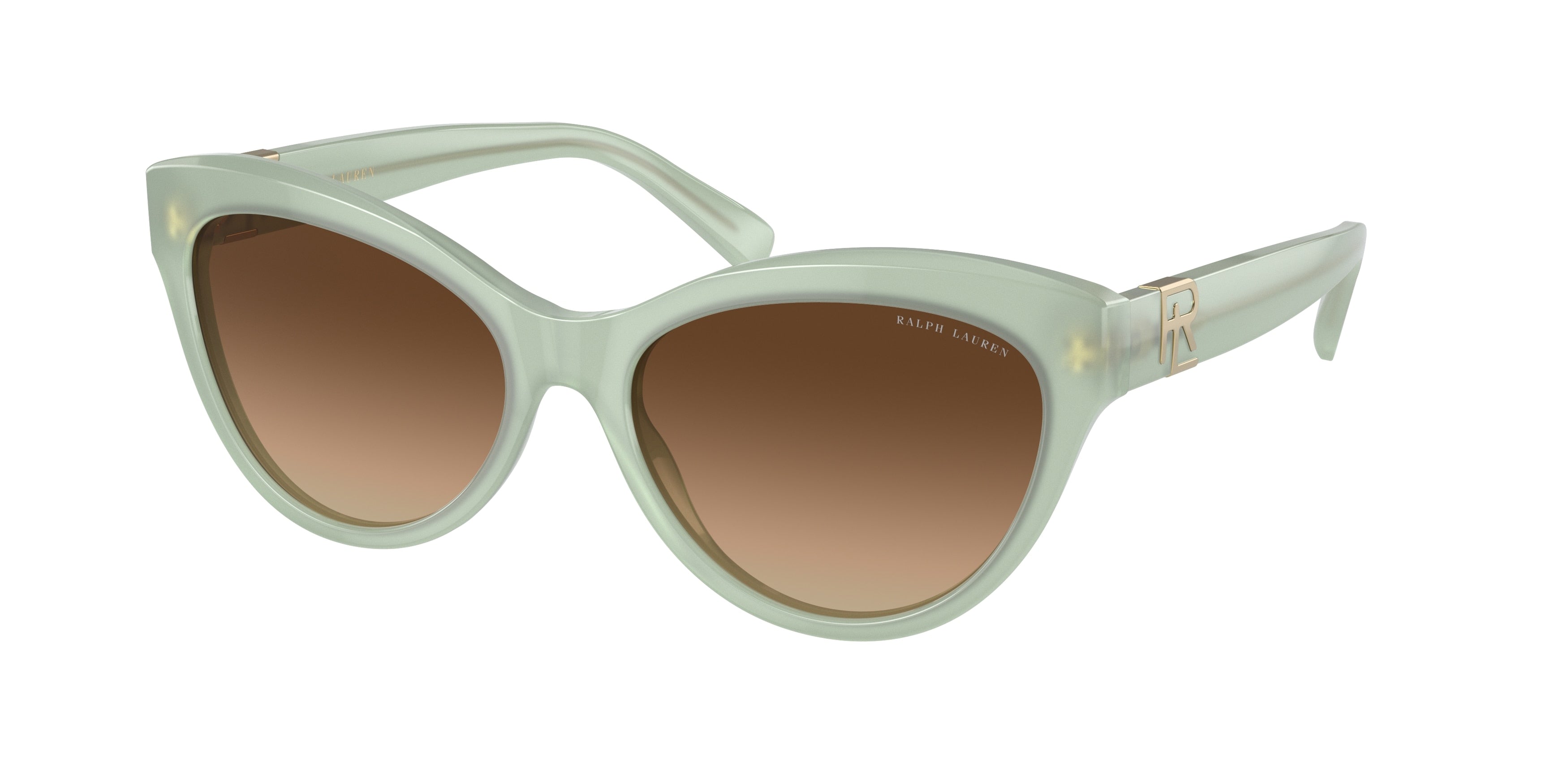 Ralph Lauren THE BETTY RL8213 Cat Eye Sunglasses  608274-Opal Mint 56-145-17 - Color Map Green