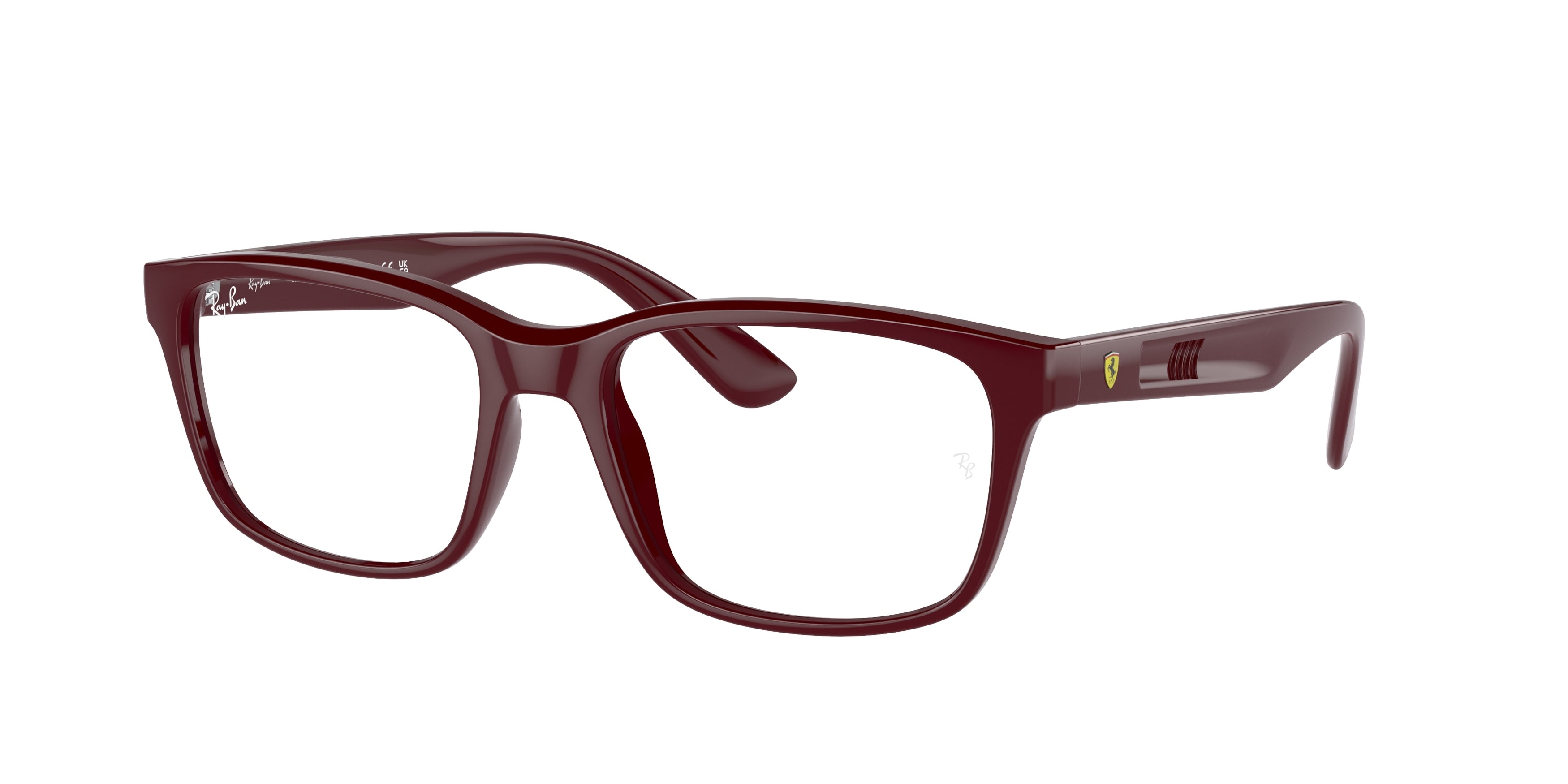 Ray-Ban Optical RX7221M Pillow Eyeglasses  F685-Dark Red 54-145-18 - Color Map Red