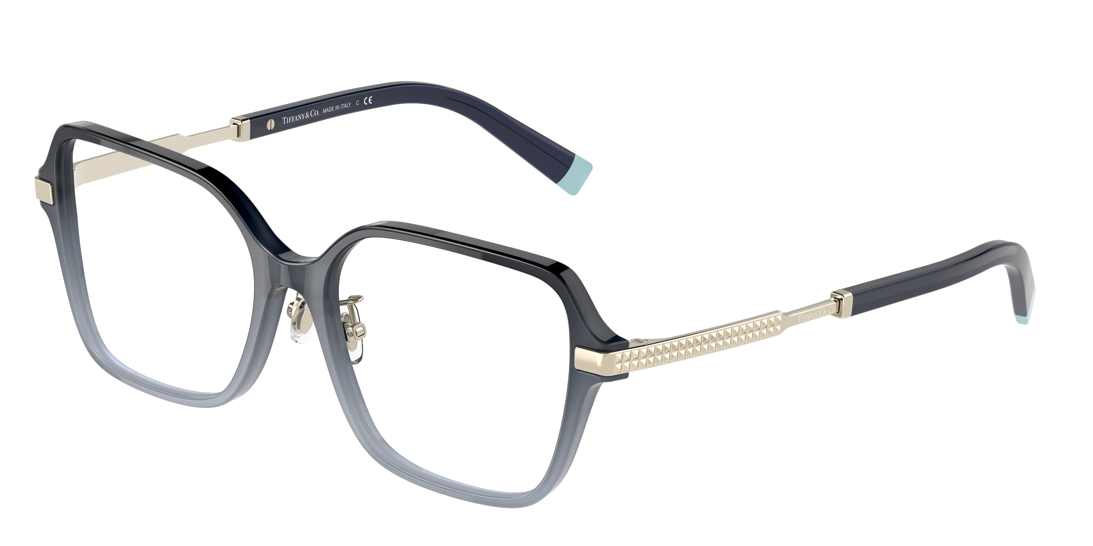 Tiffany TF2222F Square Eyeglasses  8307-Opal Blue Gradient 54-145-16 - Color Map Blue