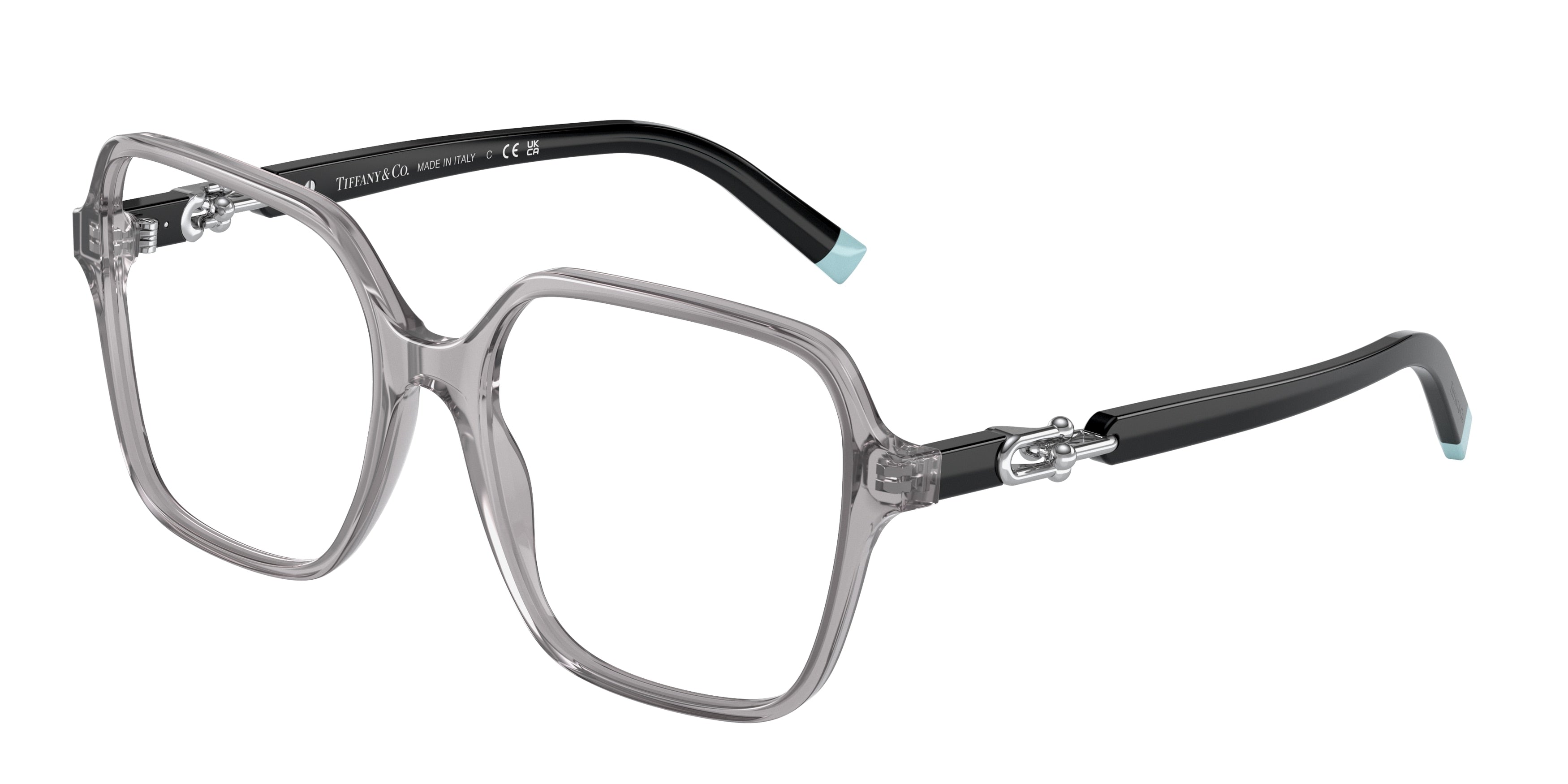 Tiffany TF2230F Square Eyeglasses  8270-Crystal Grey 54-140-17 - Color Map Grey