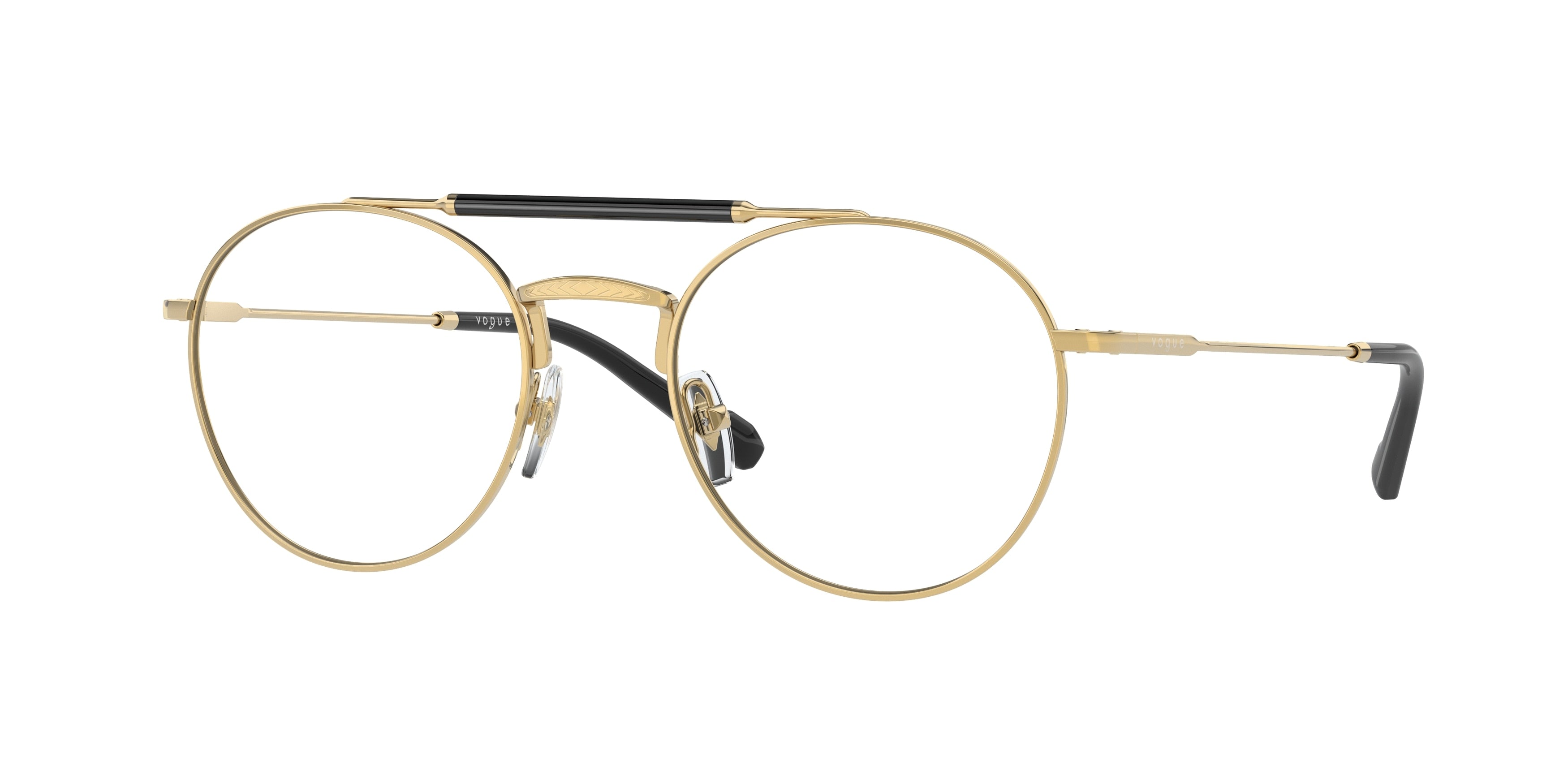 Vogue VO4239 Phantos Eyeglasses  280-Gold 52-145-20 - Color Map Gold