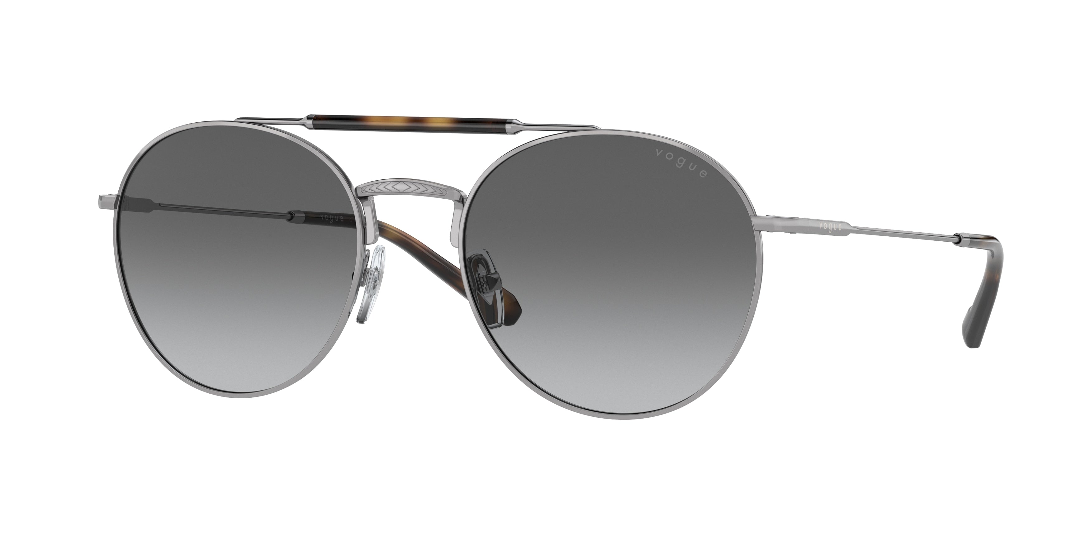 Vogue VO4240S Phantos Sunglasses  548/11-Gunmetal 54-145-20 - Color Map Grey