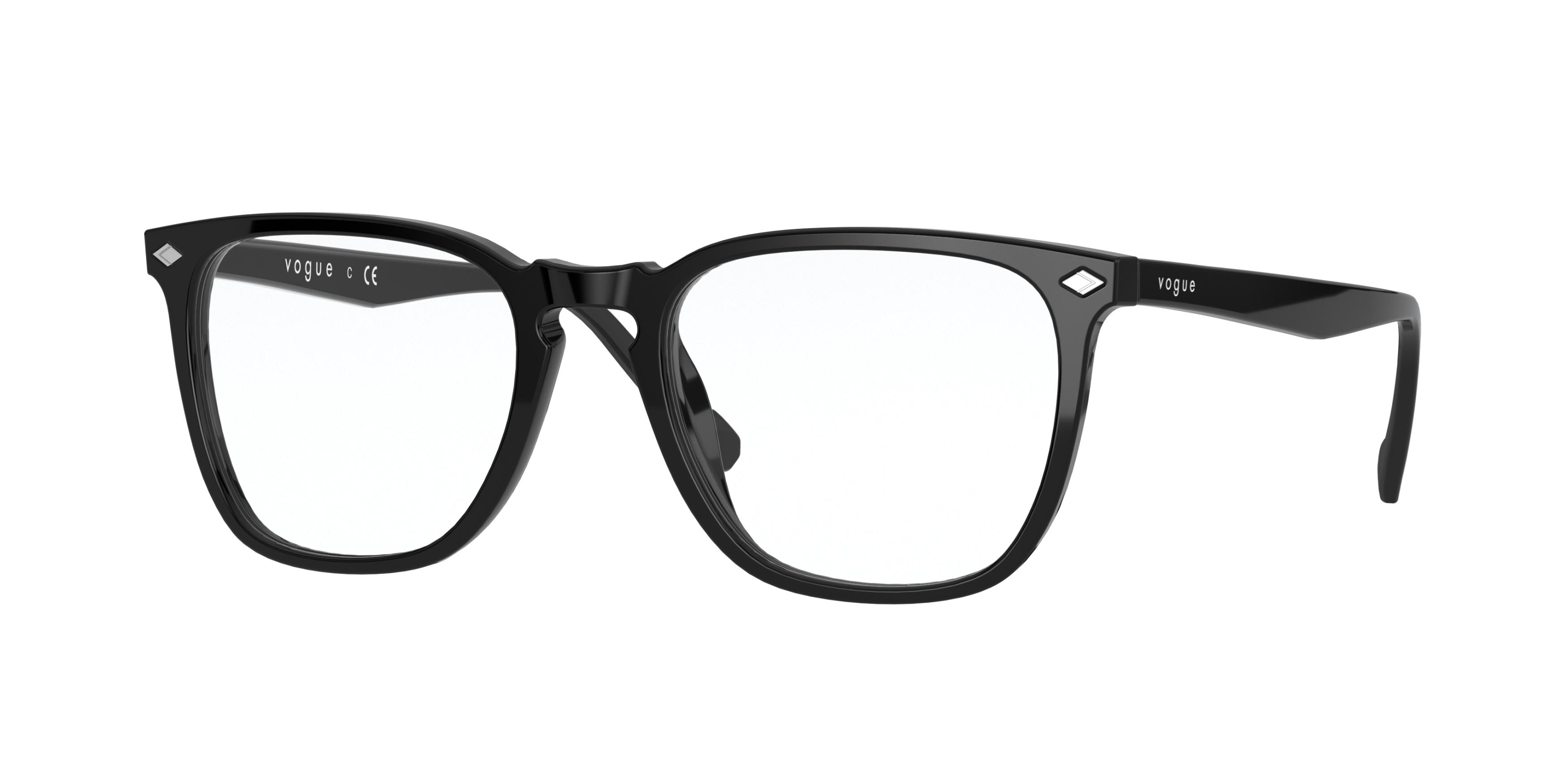 Vogue VO5350 Pillow Eyeglasses  W44-Black 51-145-19 - Color Map Black