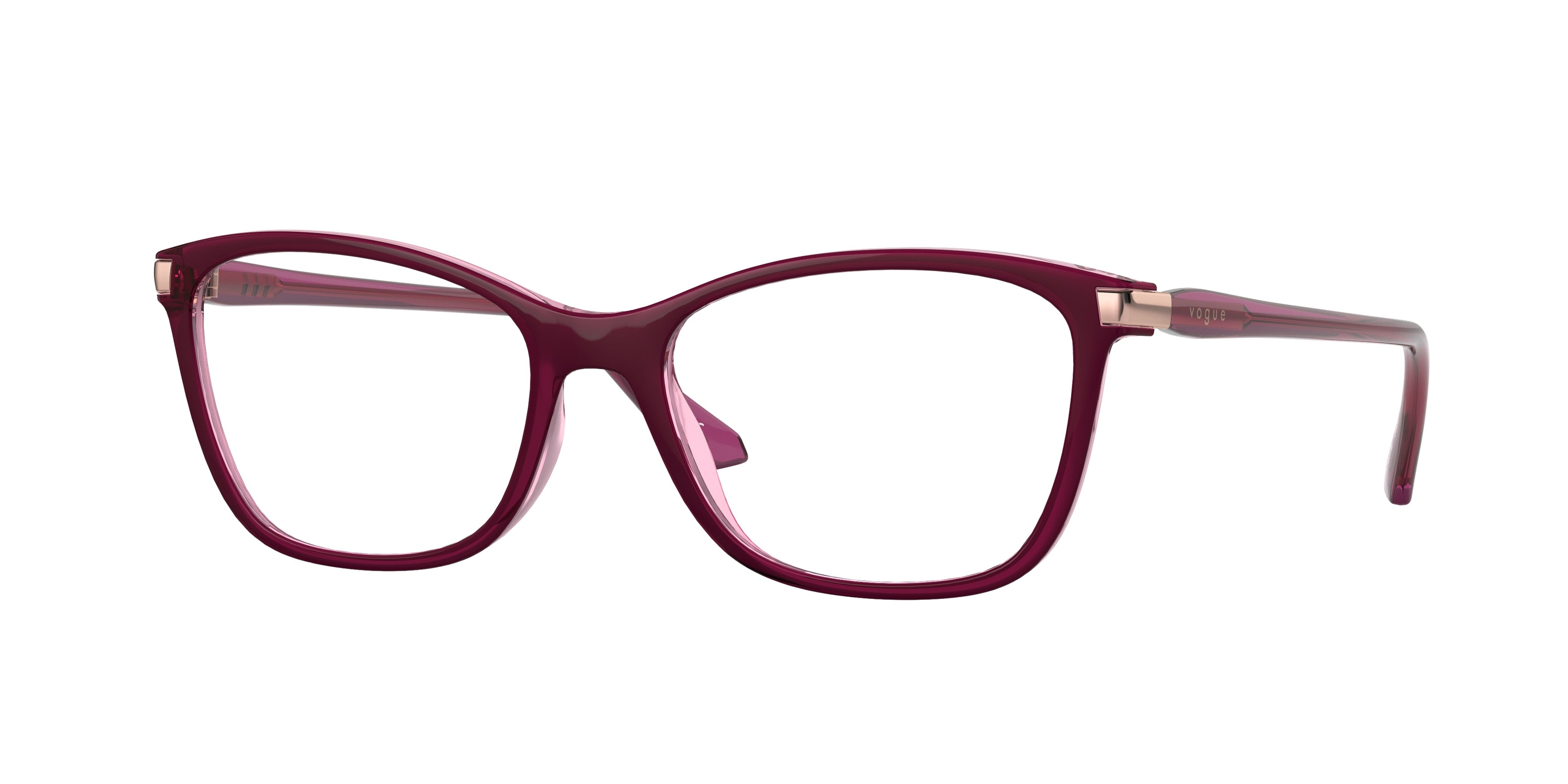 Vogue VO5378 Pillow Eyeglasses  2909-Top Violet/Pink 53-140-17 - Color Map Violet