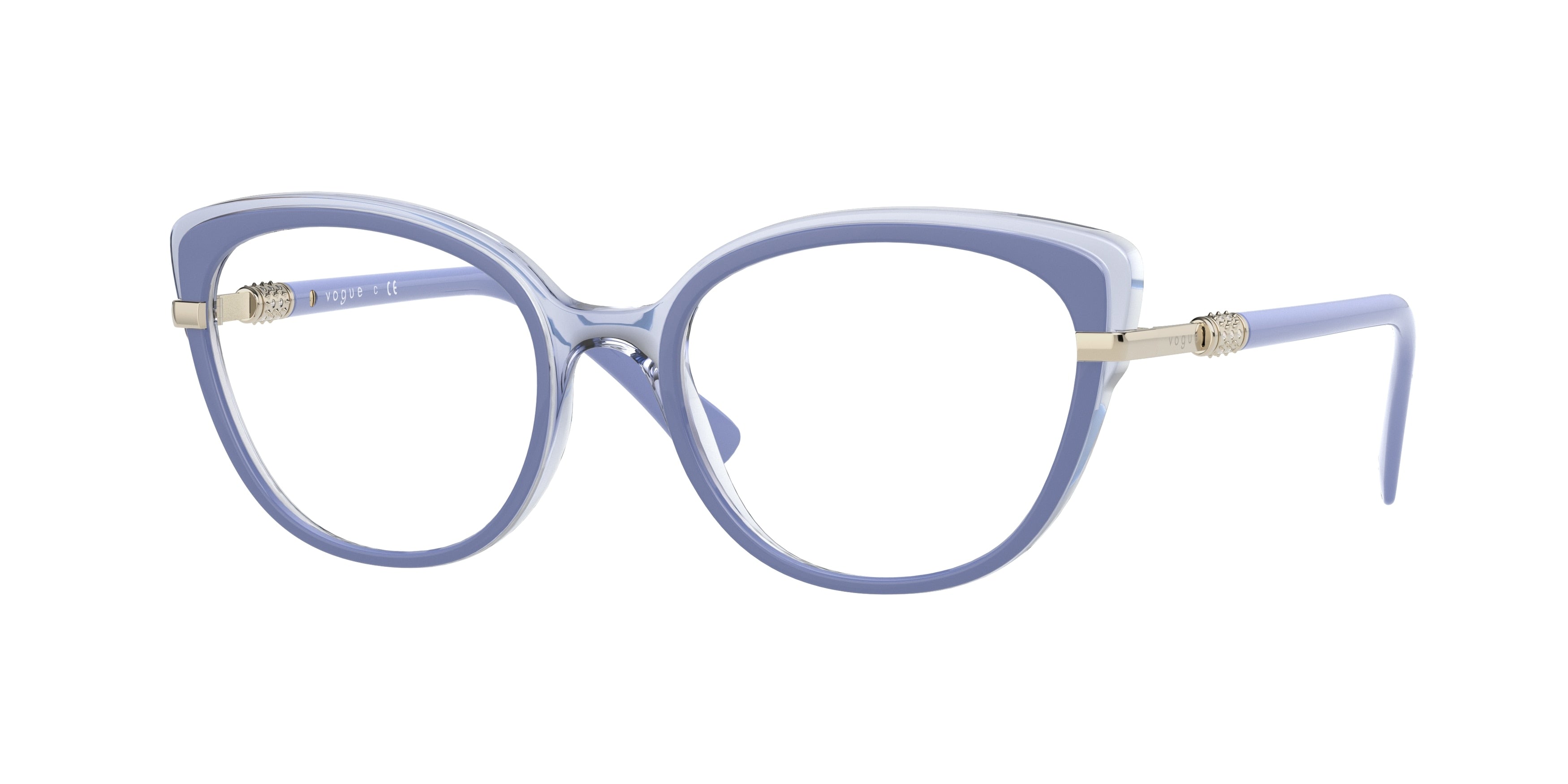 Vogue VO5383B Butterfly Eyeglasses  2932-Violet 52-135-18 - Color Map Violet