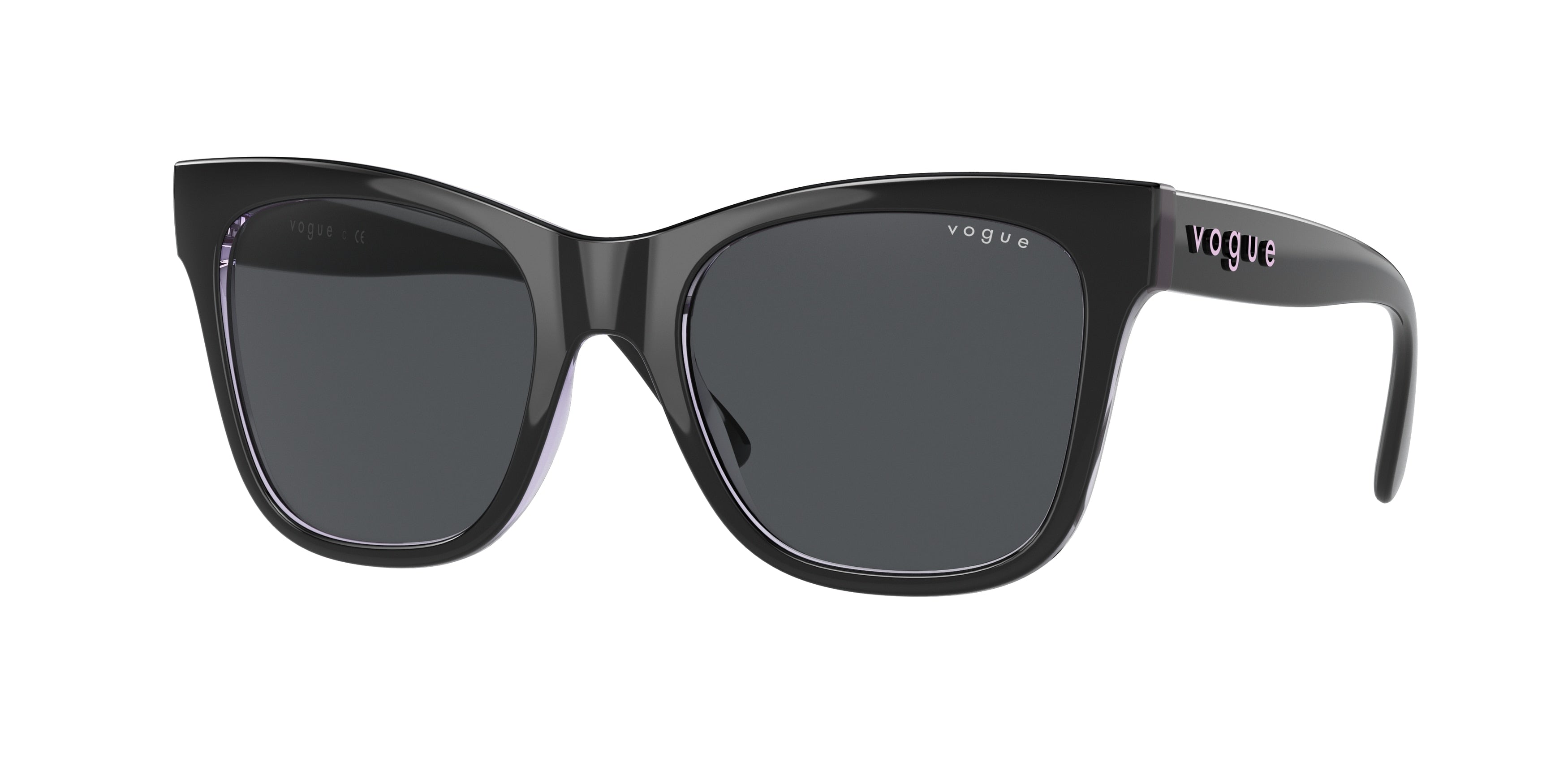 Vogue black cat eye hot sale sunglasses