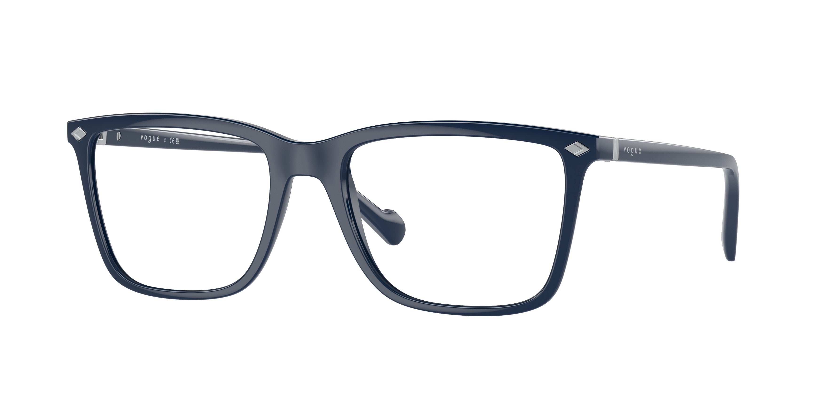 Vogue VO5492 Square Eyeglasses  3056-Full Dark Blue 56-145-18 - Color Map Blue