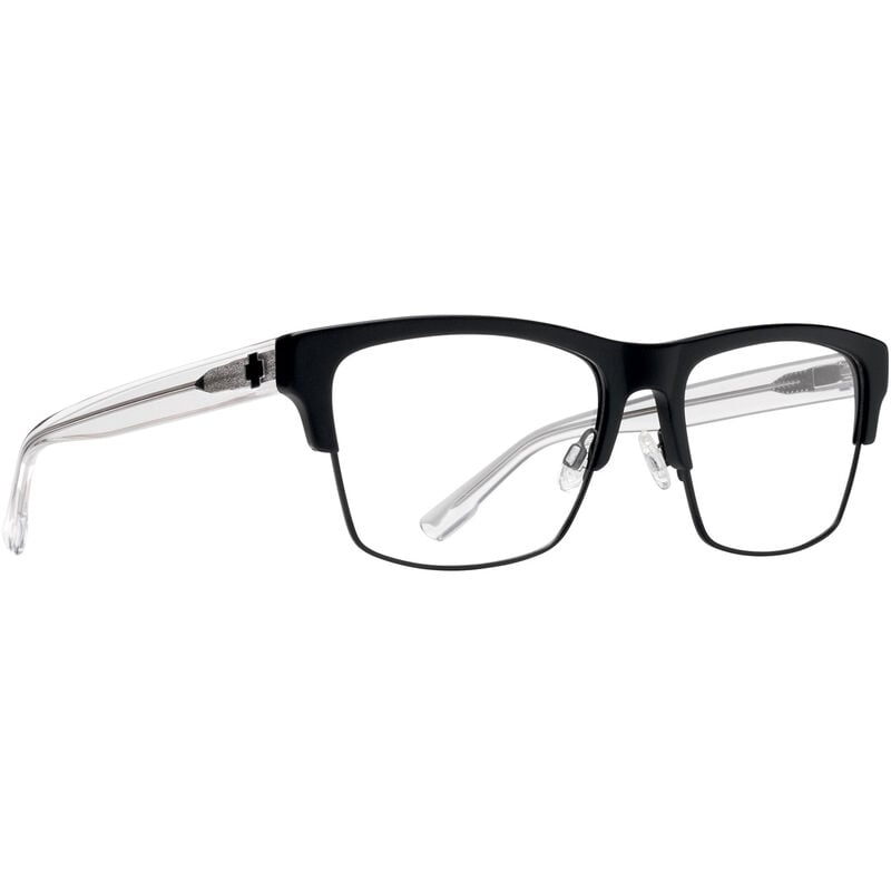 Spy Weston 5050 55 Eyeglasses  Matte Black Gloss Crystal Medium S 54-56